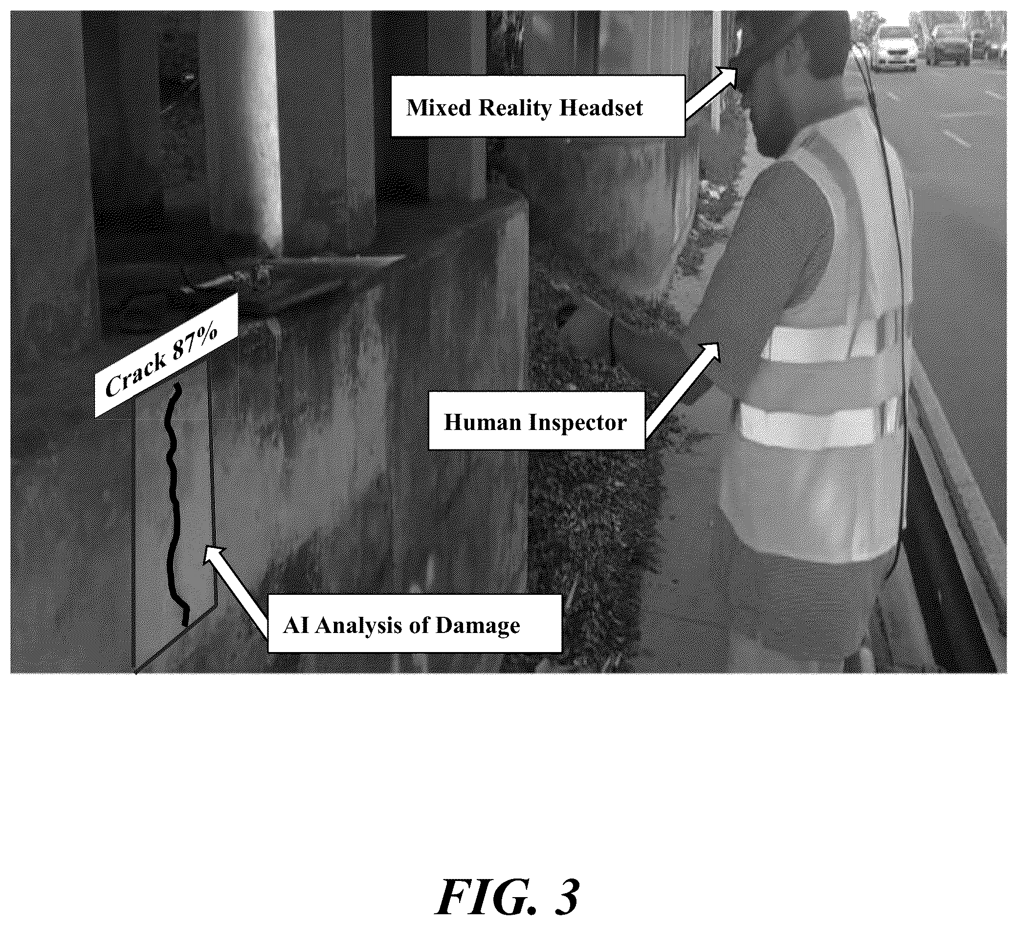 Patent US12602764 Figure 3 – Methods of artificial intelligence-assisted infrastructure assessment using mixed reality systems