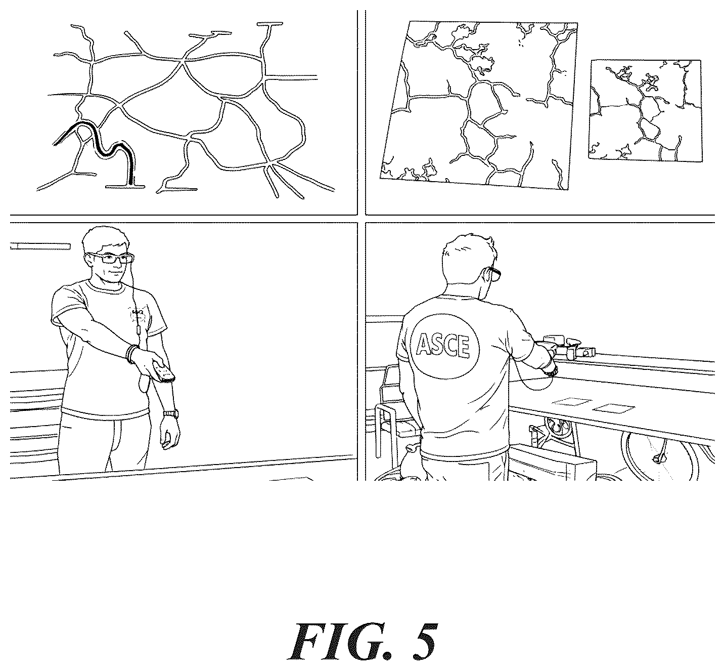 Patent US12602764 Figure 5 – Methods of artificial intelligence-assisted infrastructure assessment using mixed reality systems