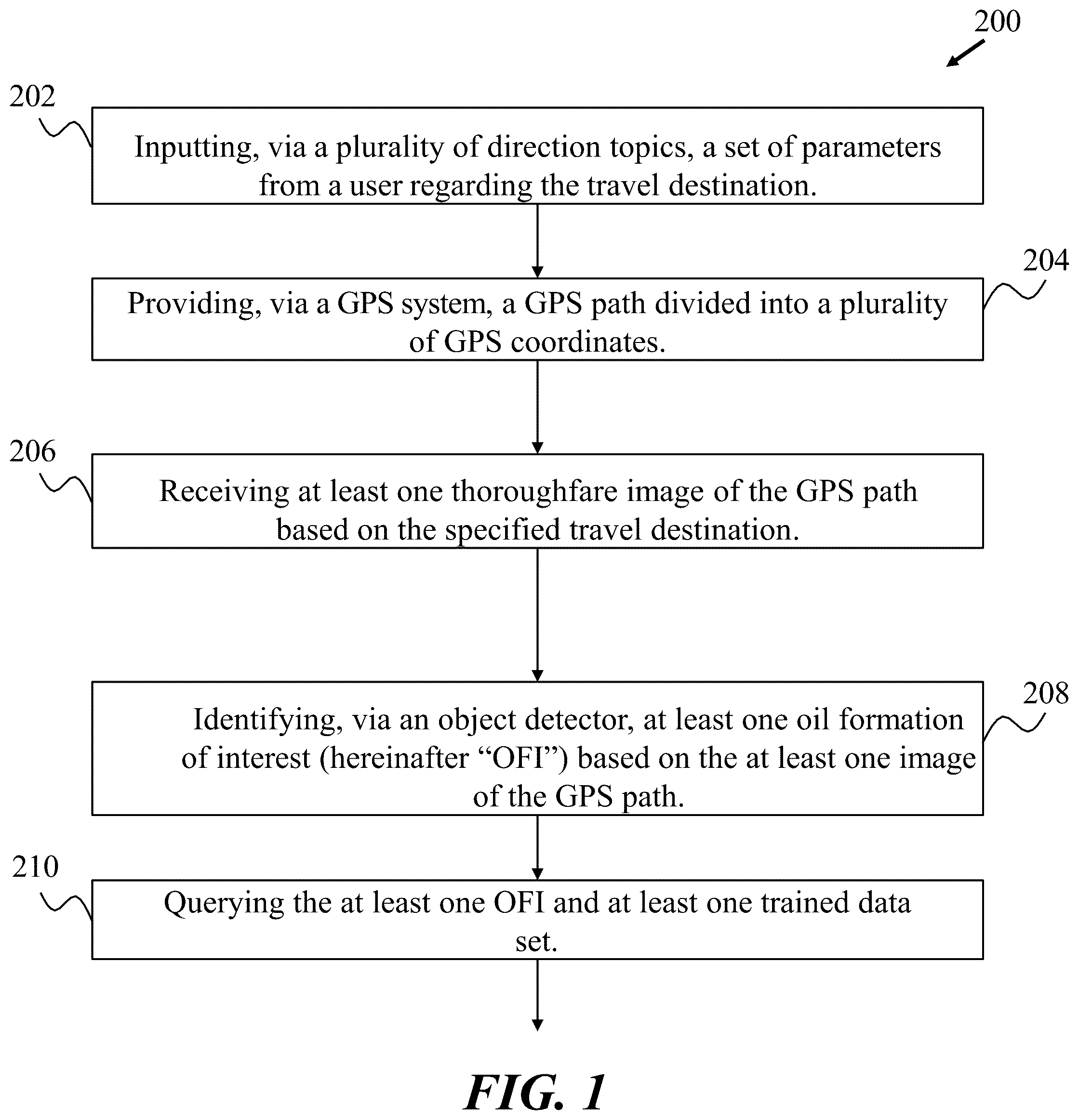 Patent US12602767 Figure 1 – System of and method for analyzing thoroughfare conditions via oil spot analysis