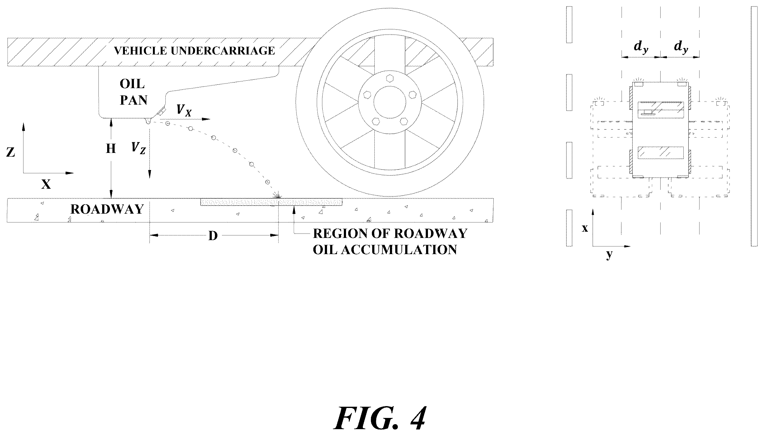 Patent US12602767 Figure 5 – System of and method for analyzing thoroughfare conditions via oil spot analysis