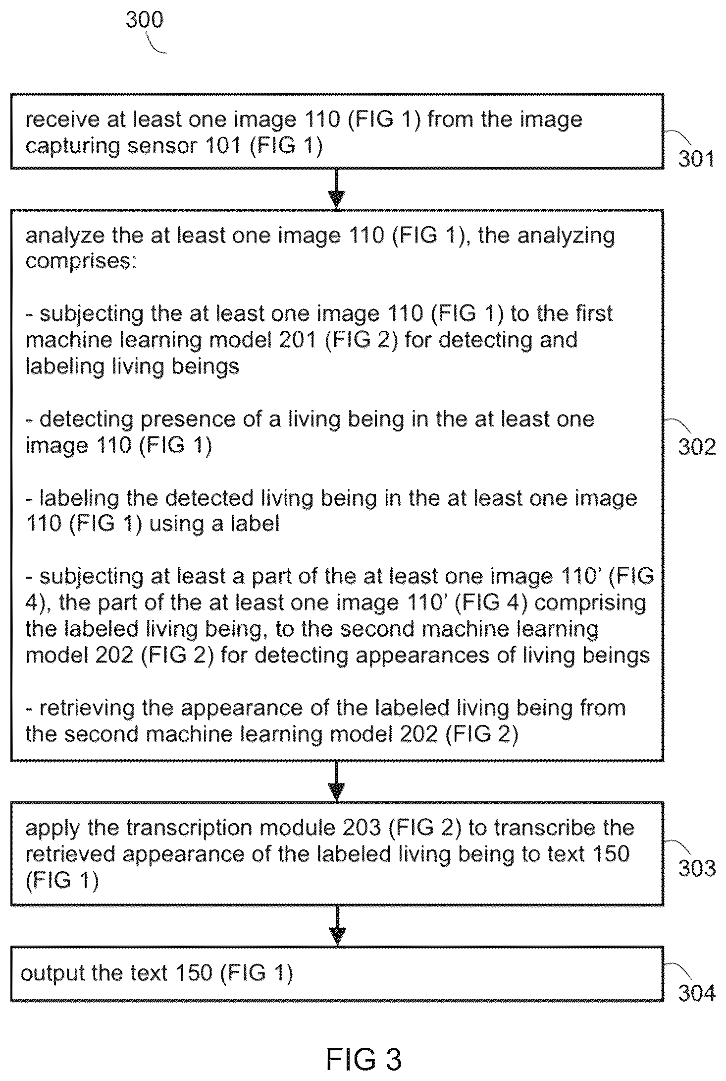Patent US12602784 Figure 2 – Medical device for transcription of appearances in an image to text with machine learning