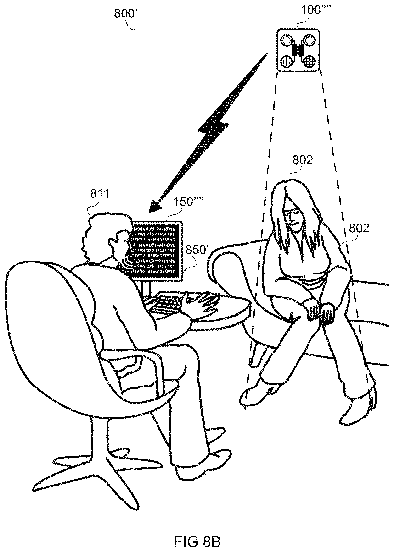 Patent US12602784 Figure 8 – Medical device for transcription of appearances in an image to text with machine learning
