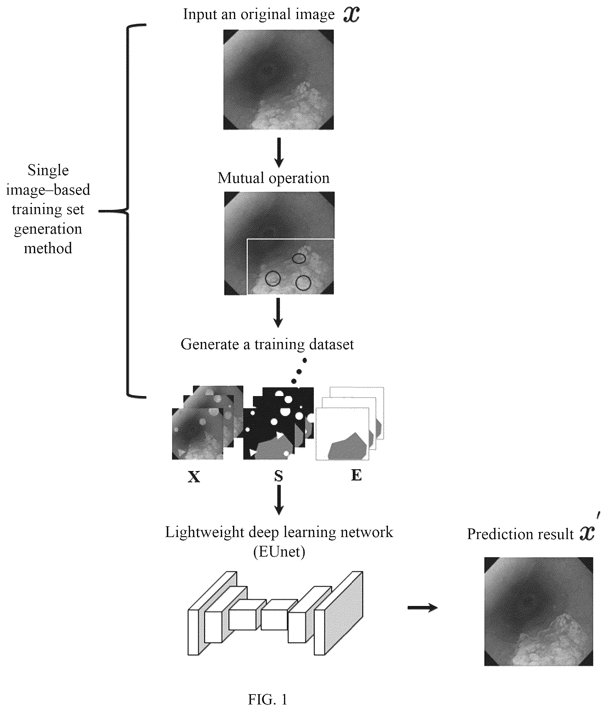 Patent US12602789 — Endoscopic image segmentation method based on single image and deep learning network — Figure 1