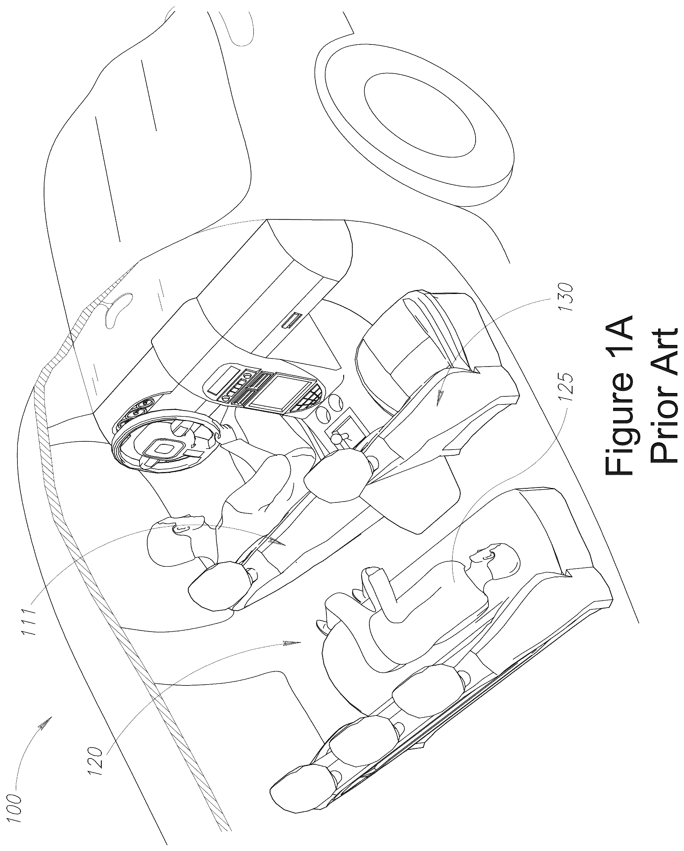 Patent US12602796 Figure 1 – System, device, and methods for detecting and obtaining information on objects in a vehicle