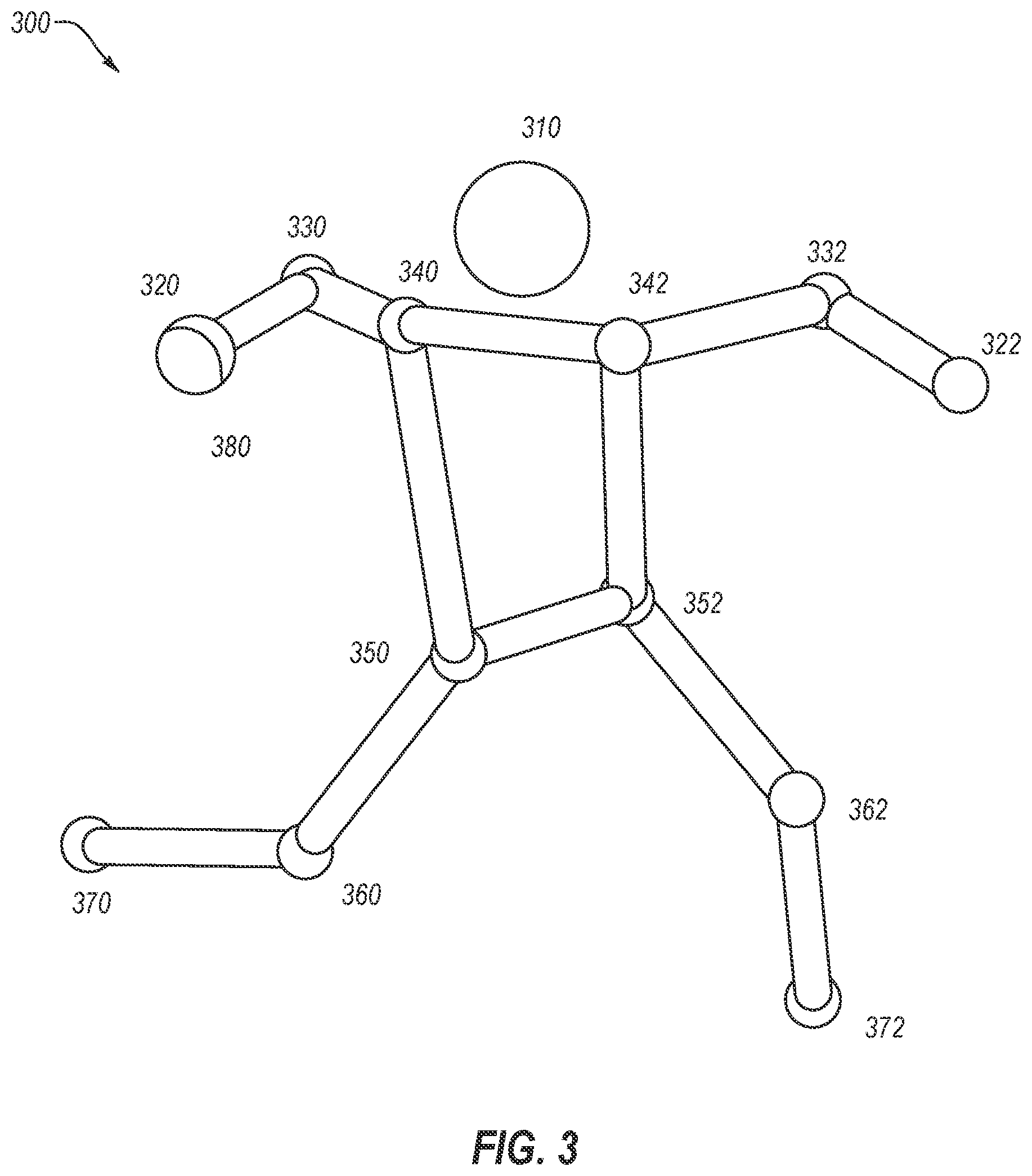 Patent US12602797 Figure 3 – Reconstruction of body motion using a camera system camera system for reconstruction of body motion based on 3D joint heat map