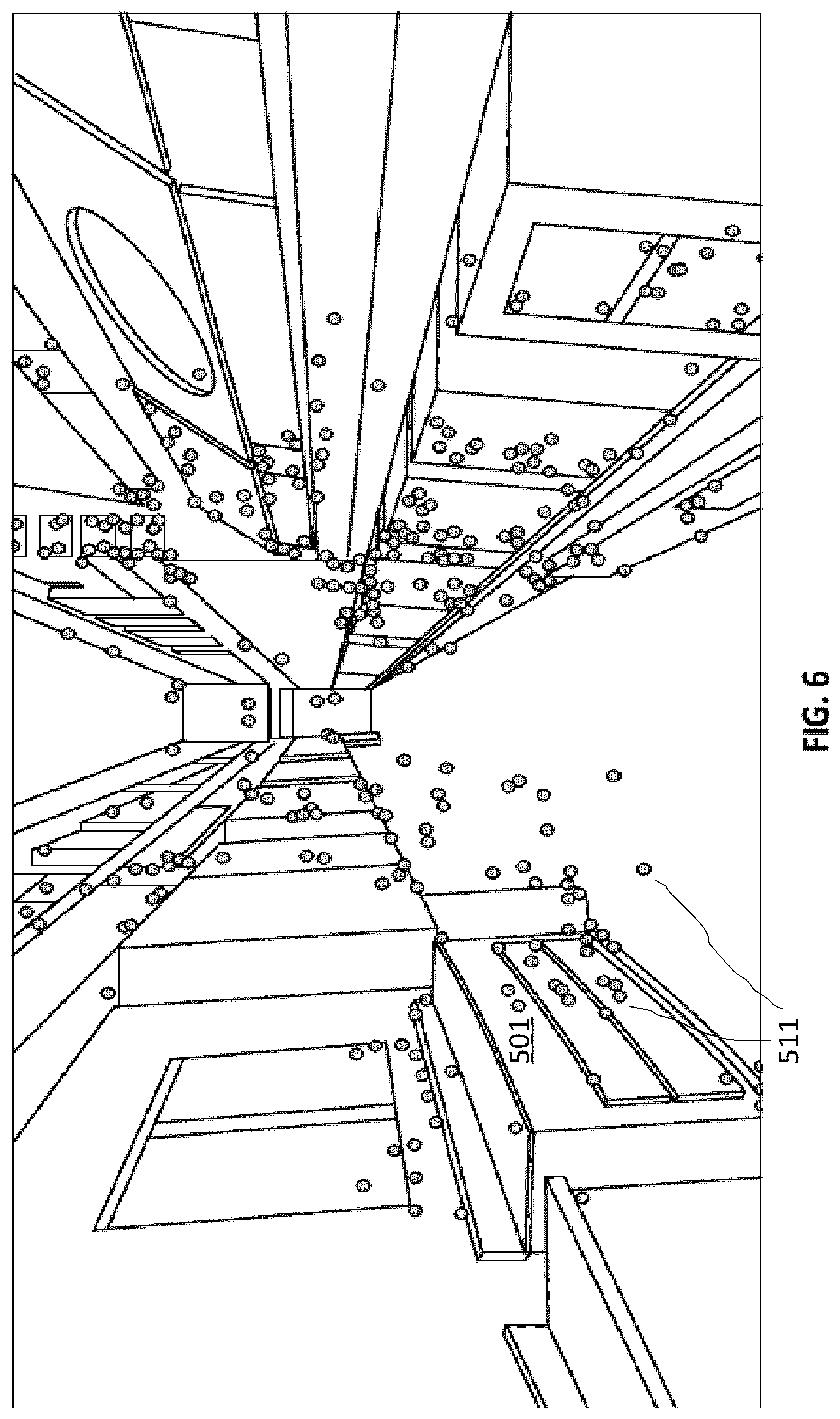 Patent US12602805 Figure 6 – Data transmission throttling and data quality updating for a slam device