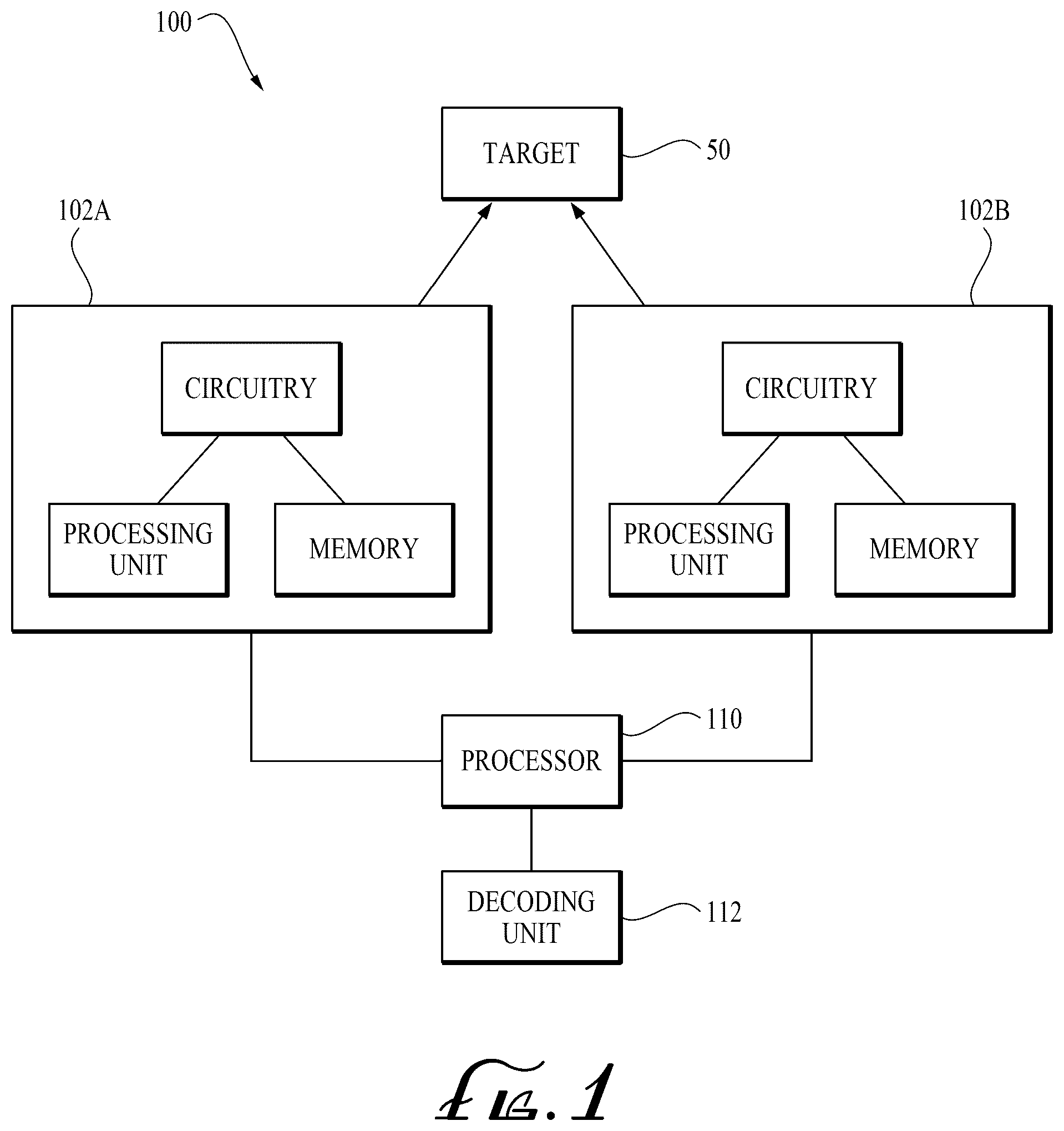Patent US12602828 — Multi-sensor system with picture-in-picture image output — Figure 1