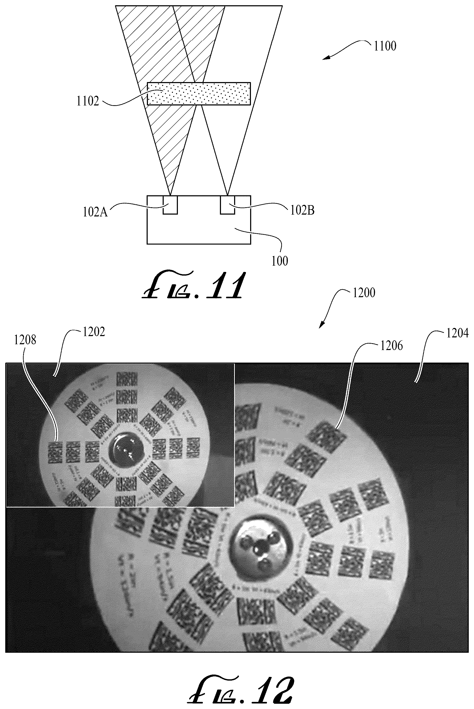 Patent US12602828 Figure 8 – Multi-sensor system with picture-in-picture image output