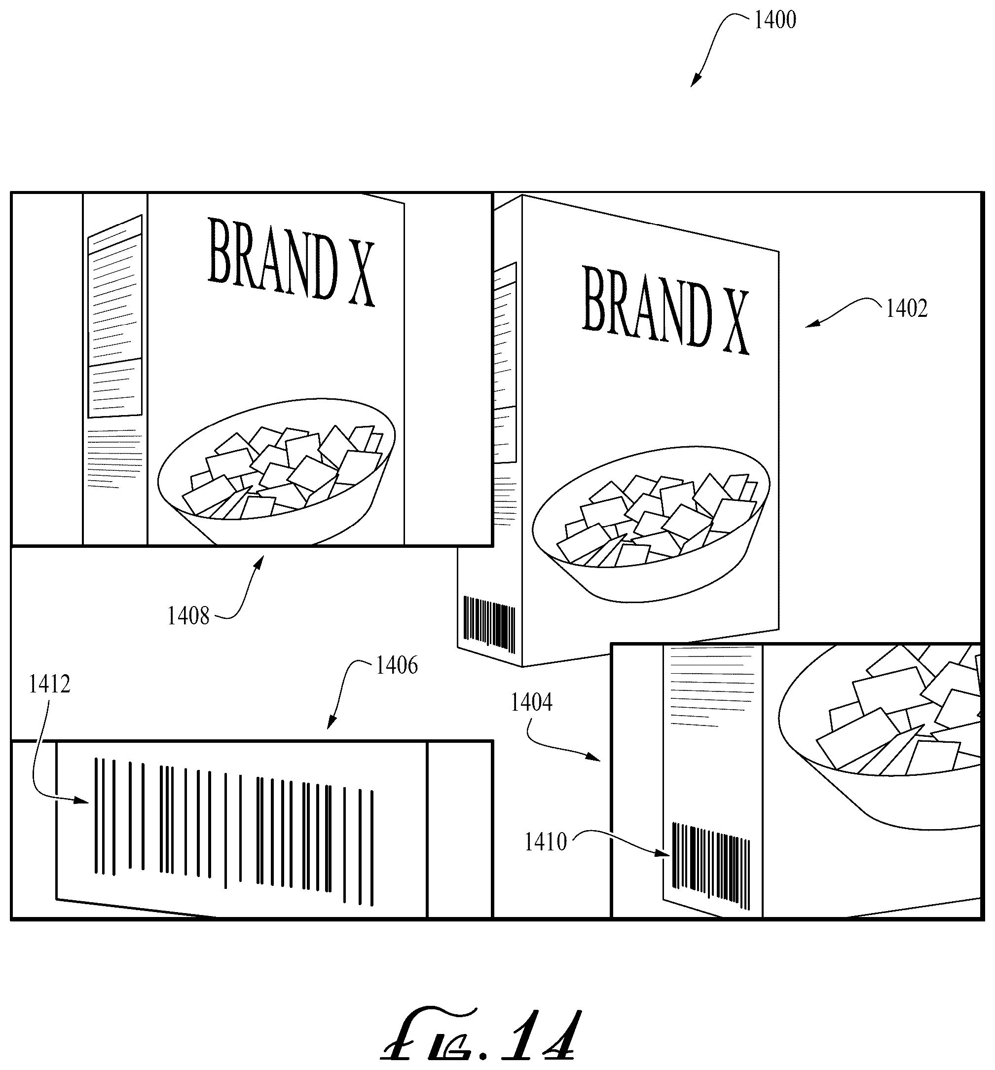Patent US12602828 Figure 10 – Multi-sensor system with picture-in-picture image output
