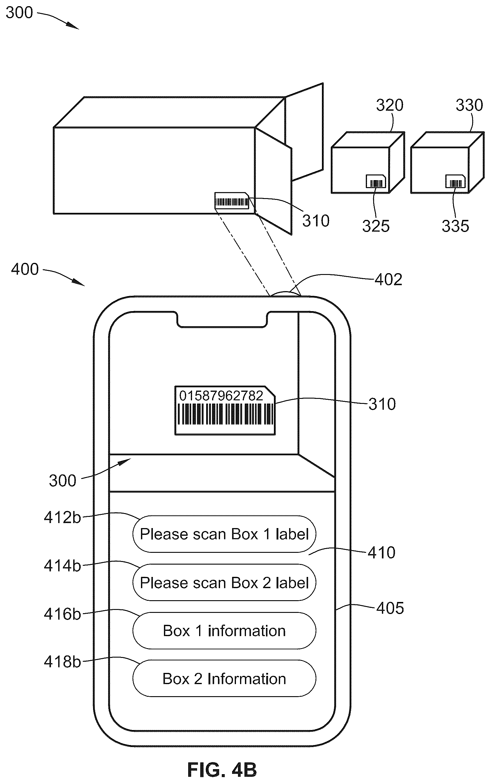 Patent US12602839 Figure 5 – Systems and methods for retrieving information associated with contents of a container using augmented reality