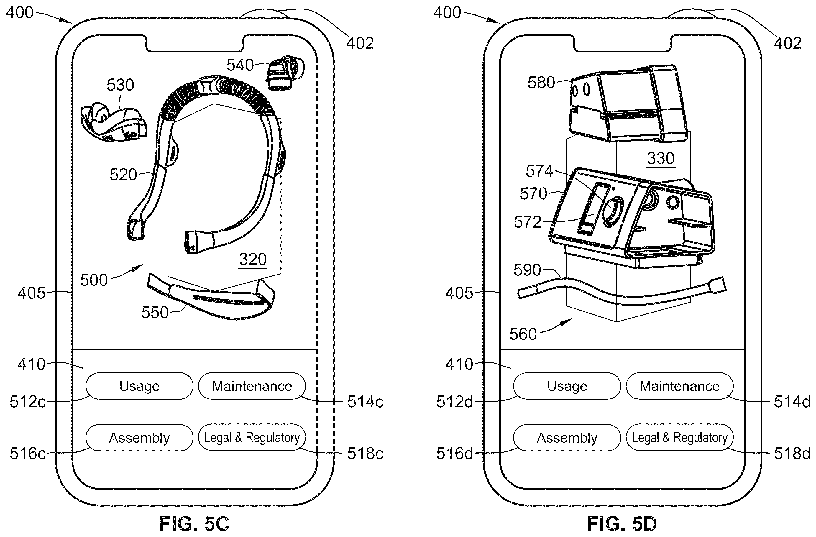 Patent US12602839 Figure 7 – Systems and methods for retrieving information associated with contents of a container using augmented reality