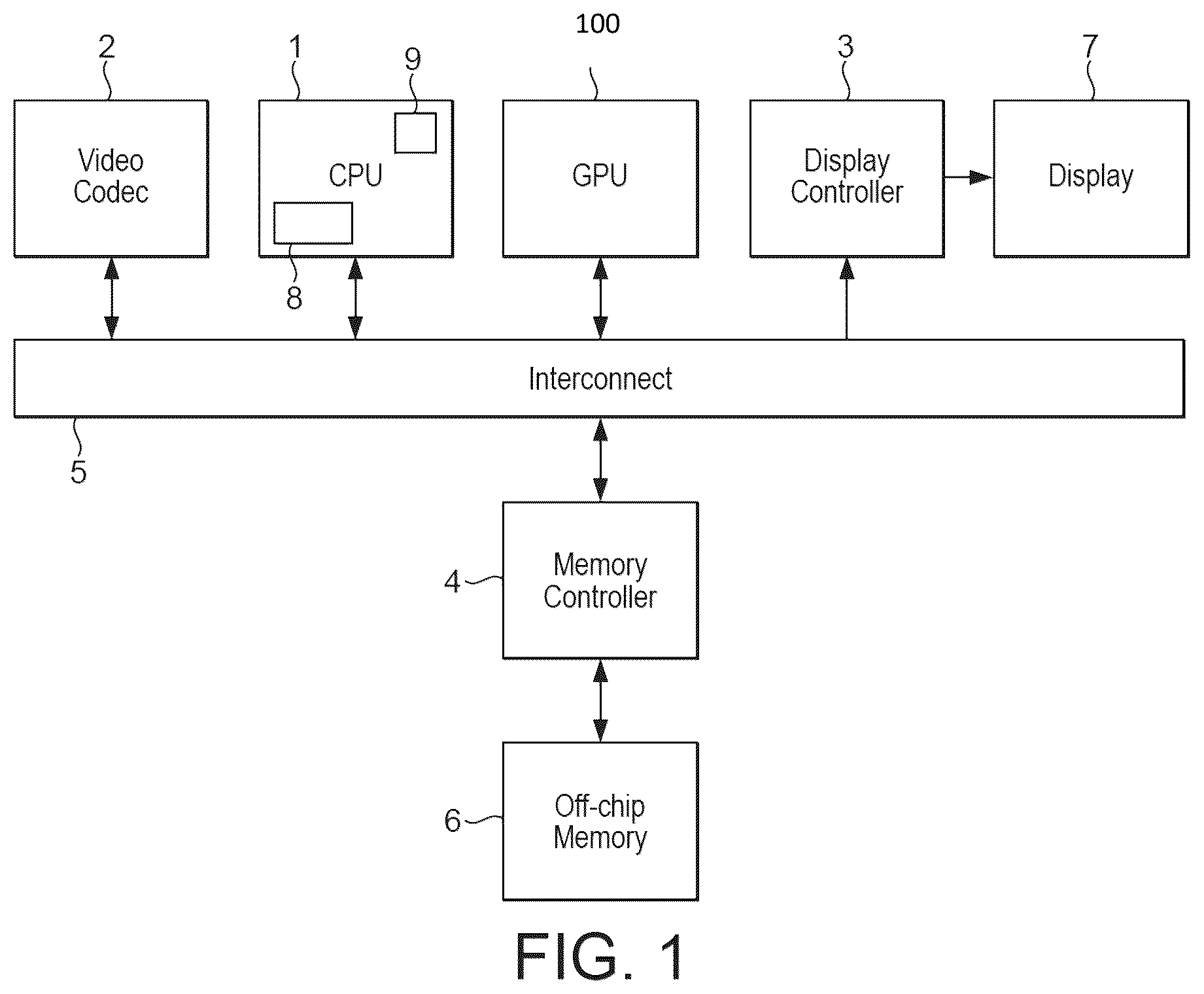 Patent US12602844 — Graphics processor — Figure 1