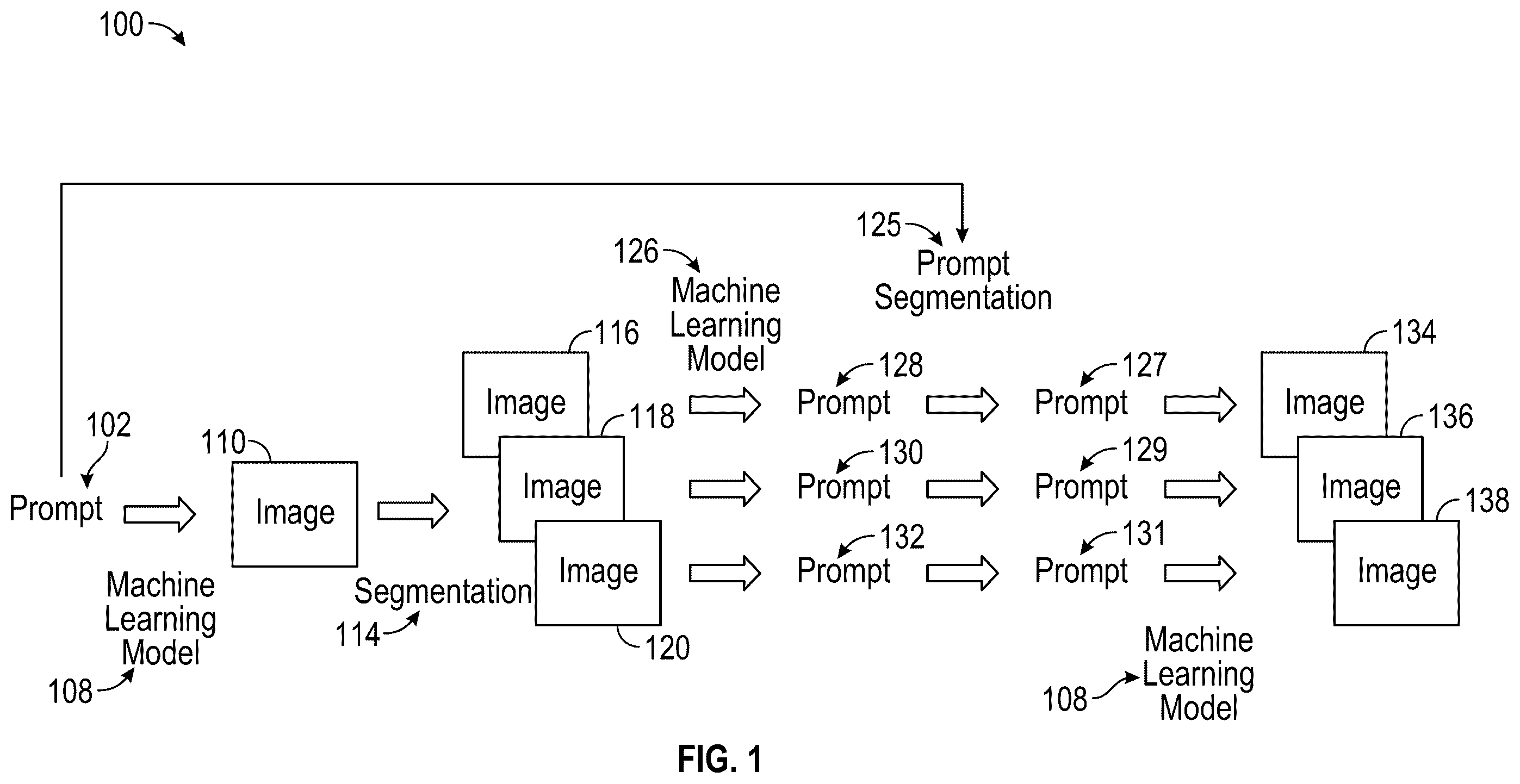 Patent US12602847 Figure 1 – Systems and methods for layered image generation