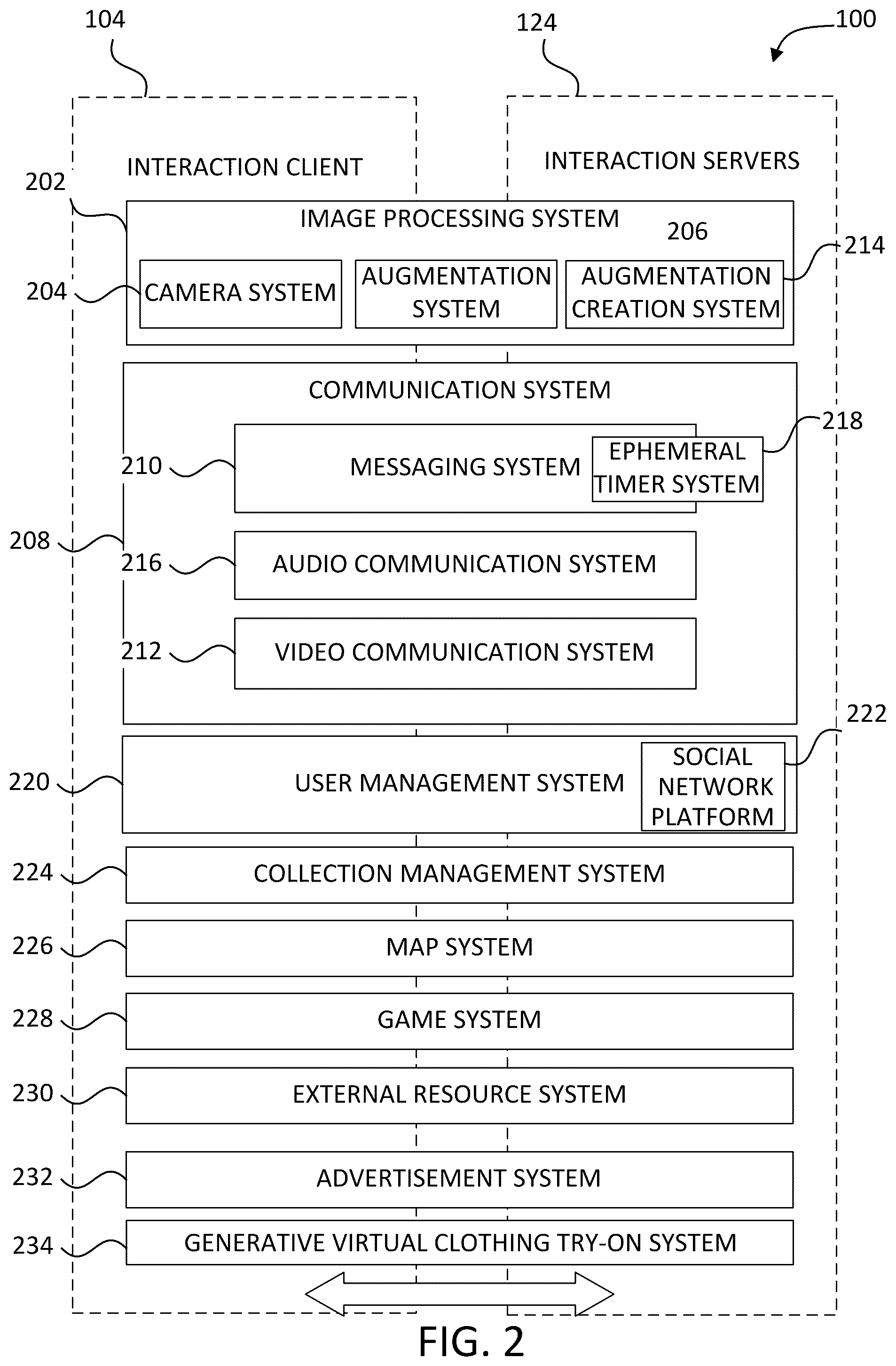 Patent US12602850 Figure 2 – Generative AI virtual clothing try-on
