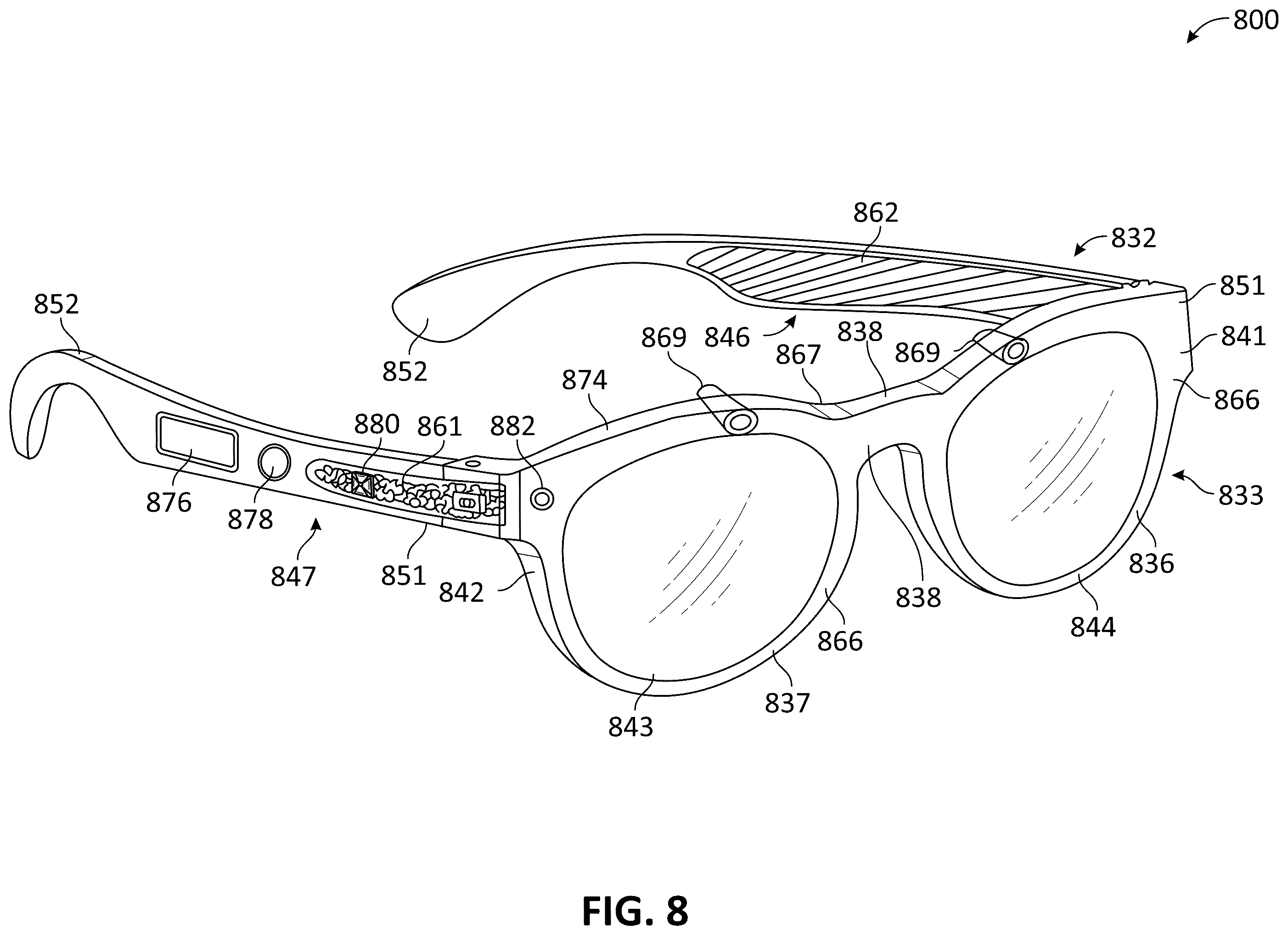 Patent US12602850 Figure 8 – Generative AI virtual clothing try-on