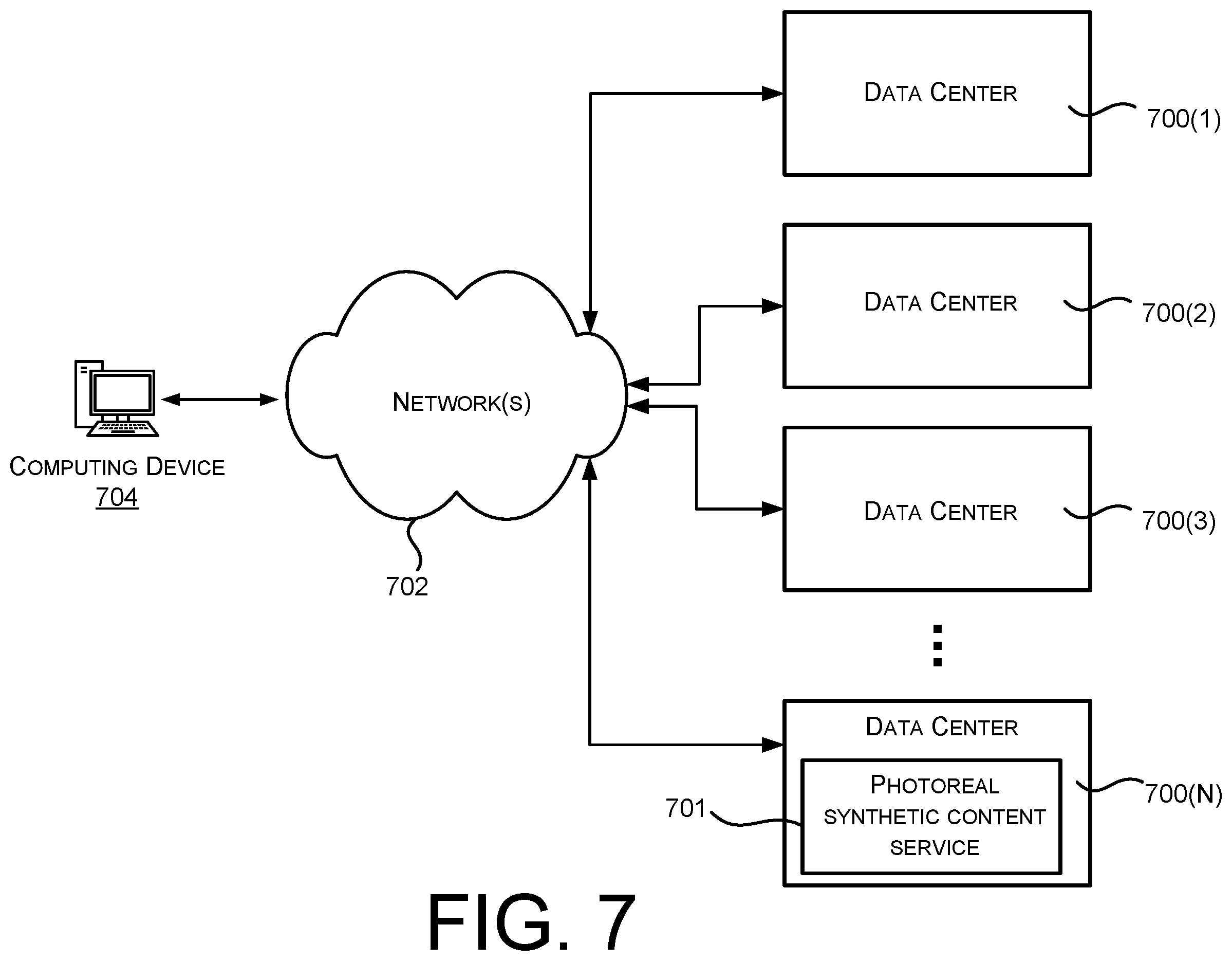 Patent US12602855 Figure 8 – Live model prompting and real-time output of photoreal synthetic content