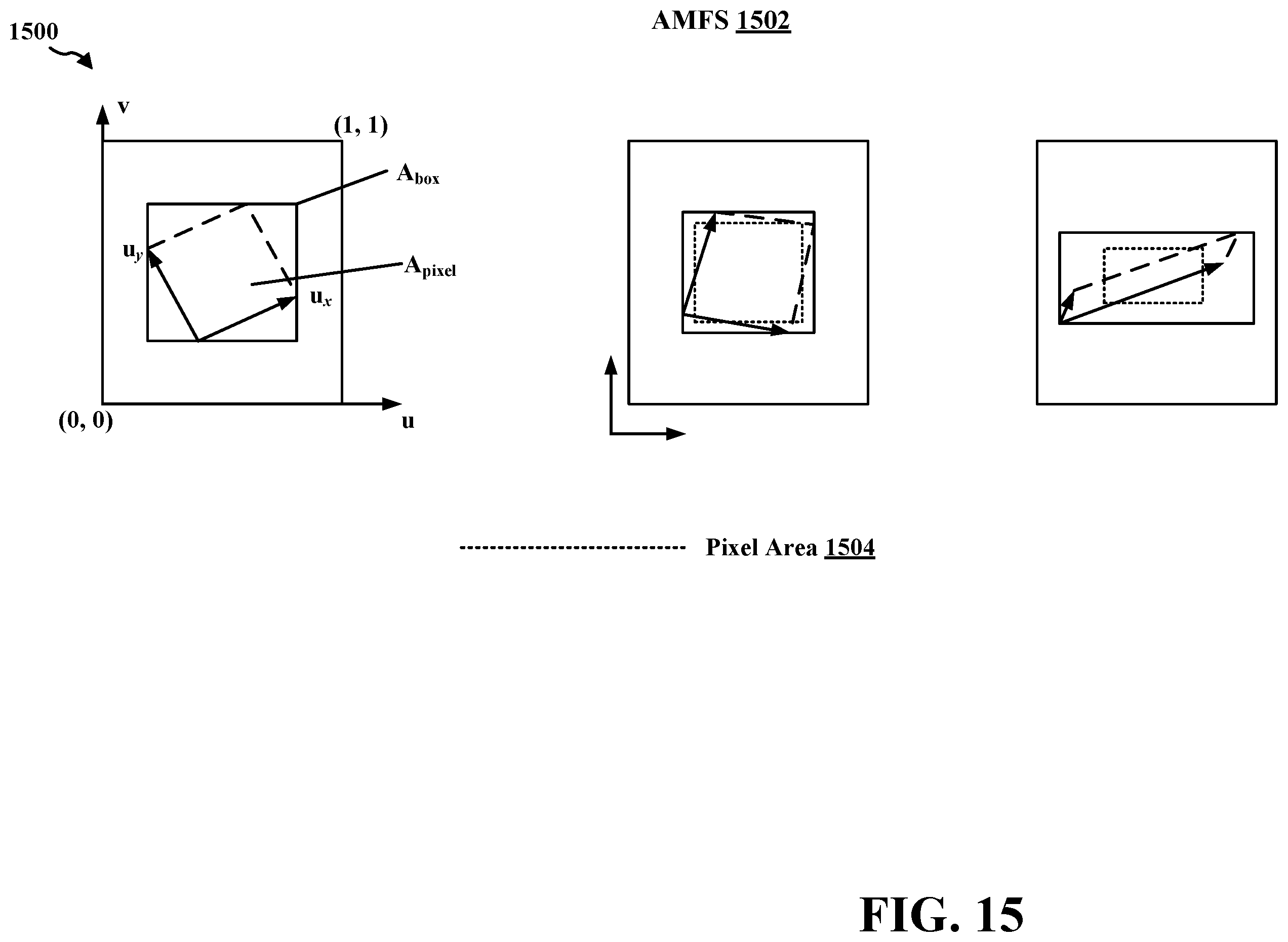 Patent US12602856 Figure 15 – Dicing oracle for texture space shading