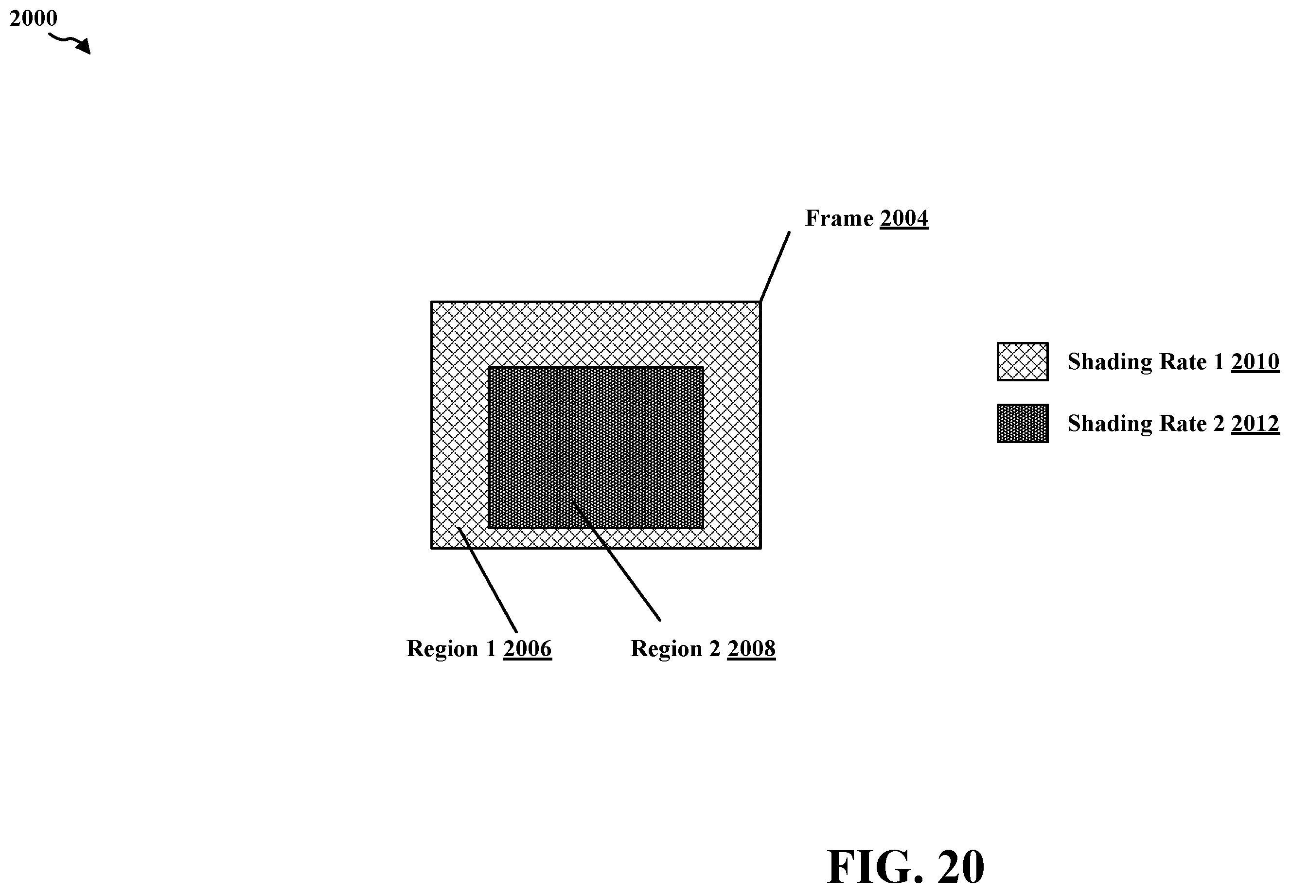 Patent US12602856 Figure 20 – Dicing oracle for texture space shading