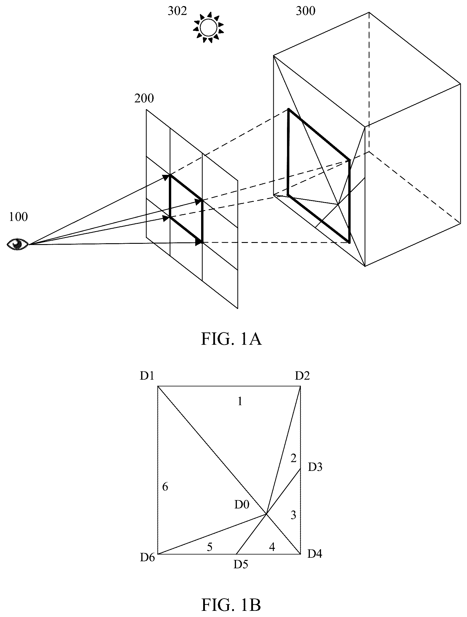 Patent US12602858 Figure 1 – Rendering method and apparatus, and device