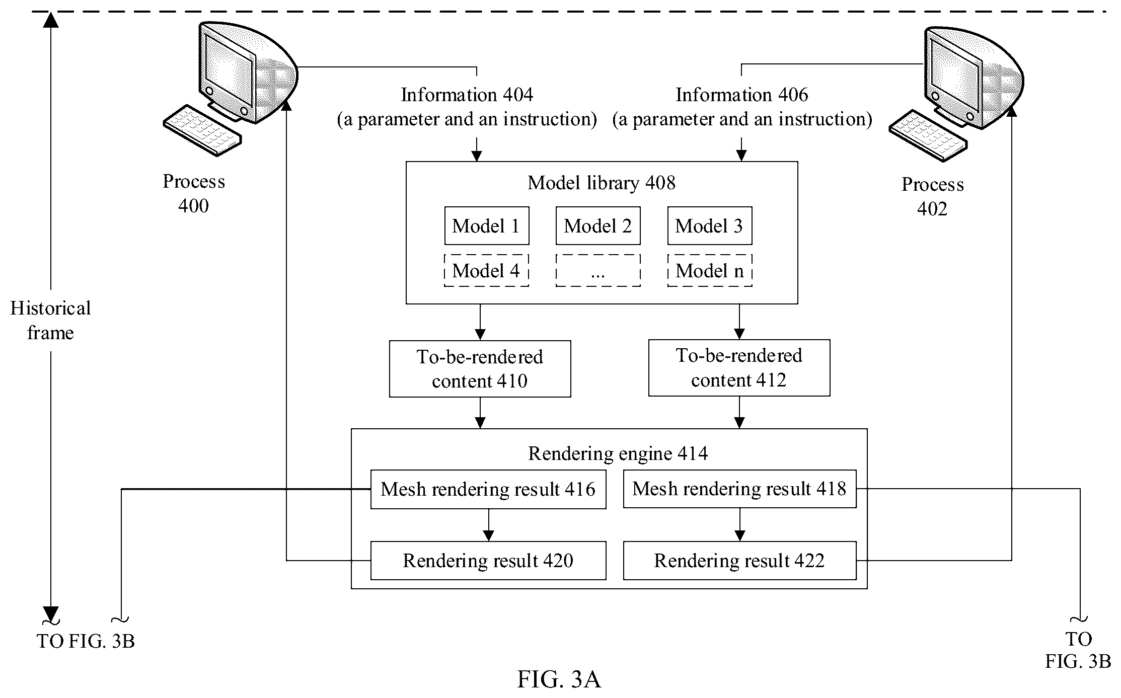 Patent US12602858 Figure 4 – Rendering method and apparatus, and device
