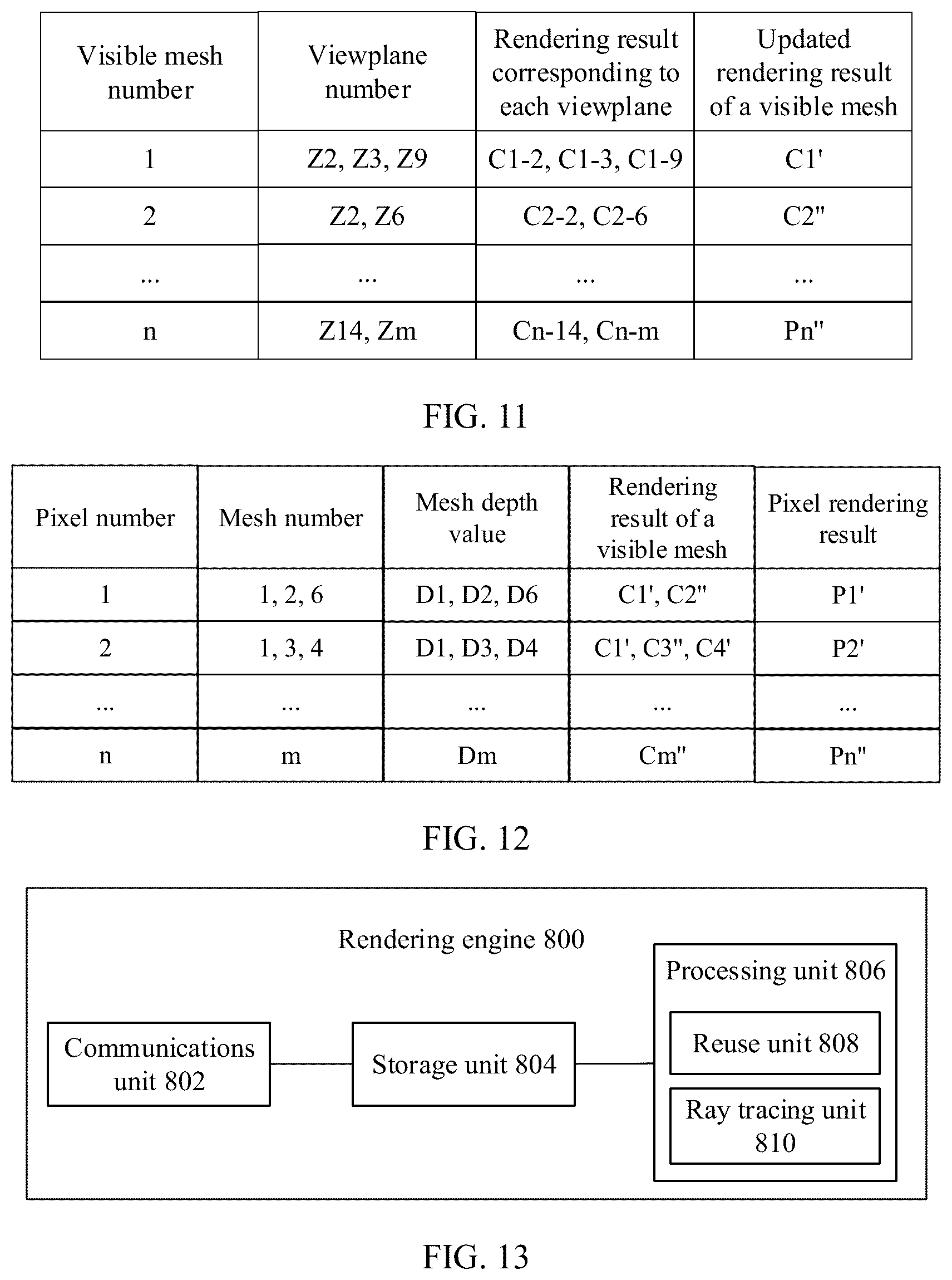Patent US12602858 Figure 11 – Rendering method and apparatus, and device