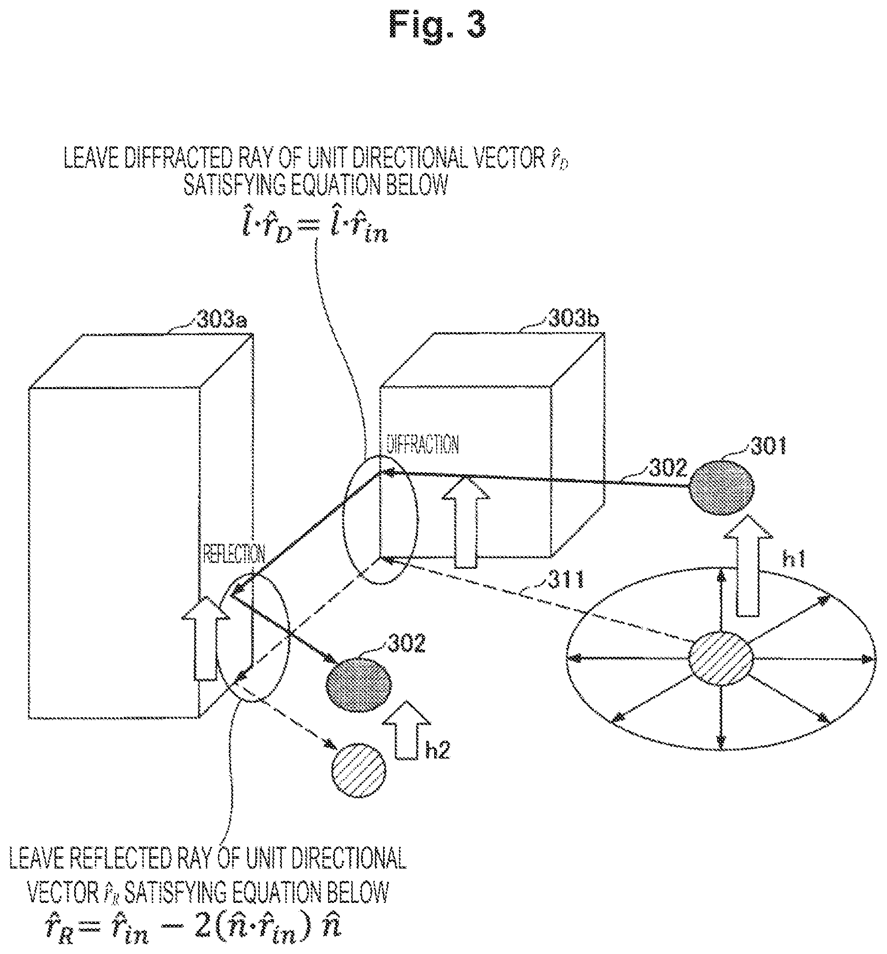 Patent US12602859 Figure 3 – Information processing system, ray tracing method, and program for radio wave propagation simulation
