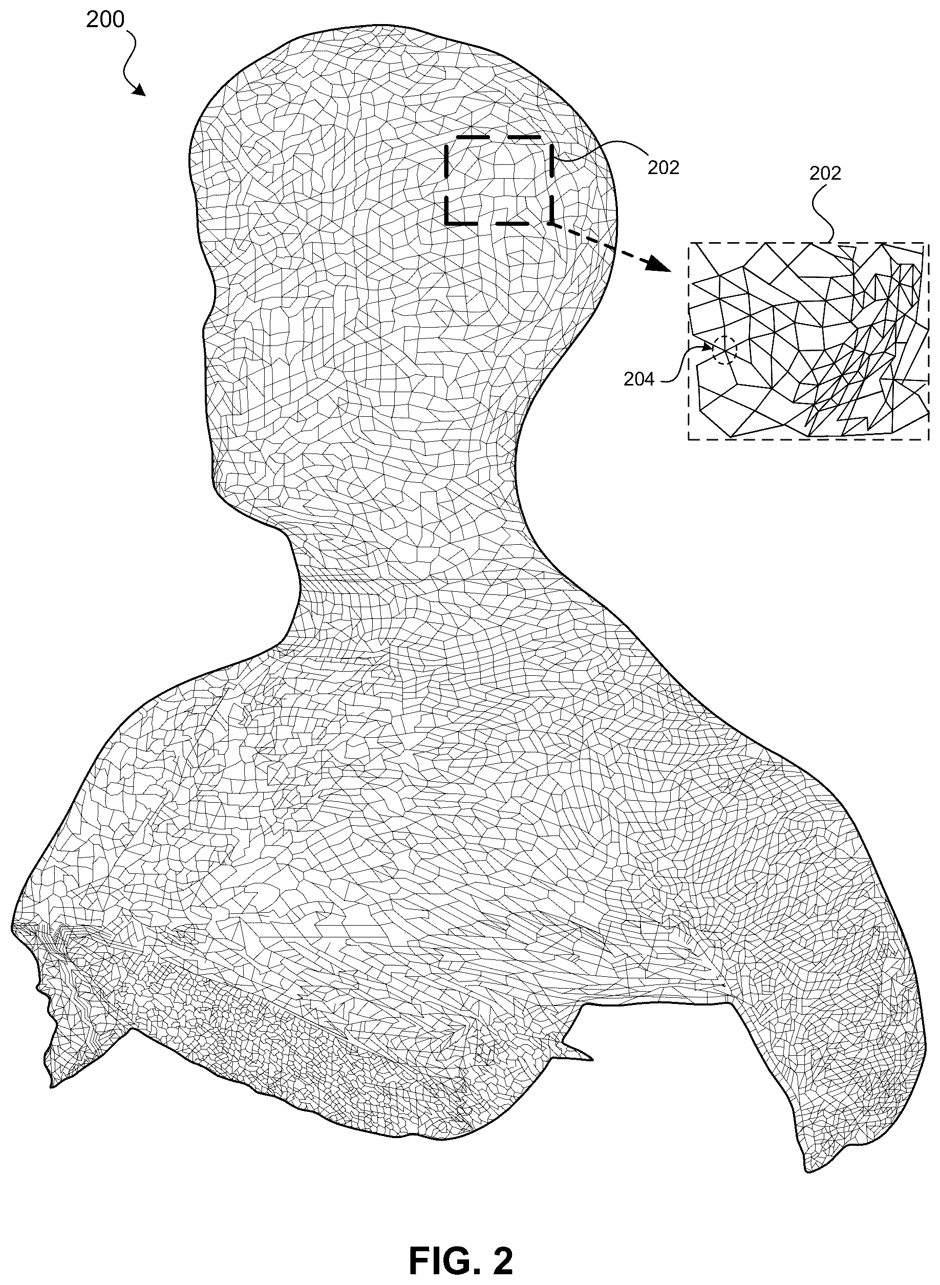 Patent US12602862 Figure 2 – Light normalization in combined 3D user representations
