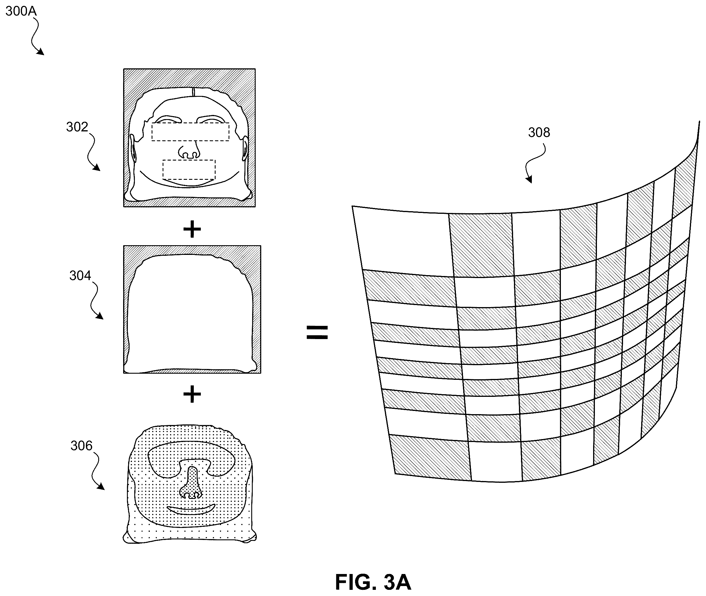 Patent US12602862 Figure 3 – Light normalization in combined 3D user representations