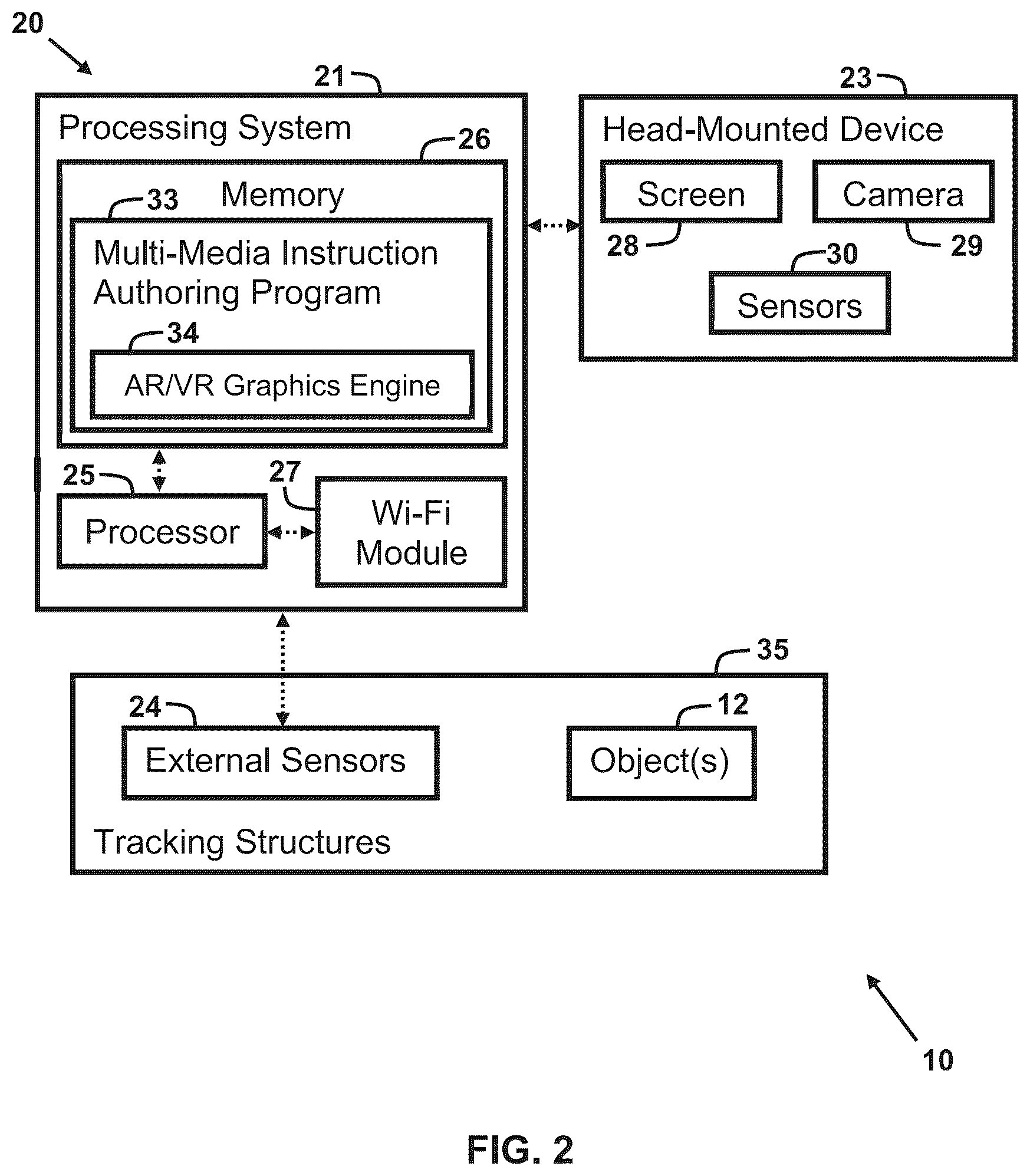 Patent US12602866 Figure 2 – Digital twin authoring and editing environment for creation of AR/VR and video instructions from a single demonstration
