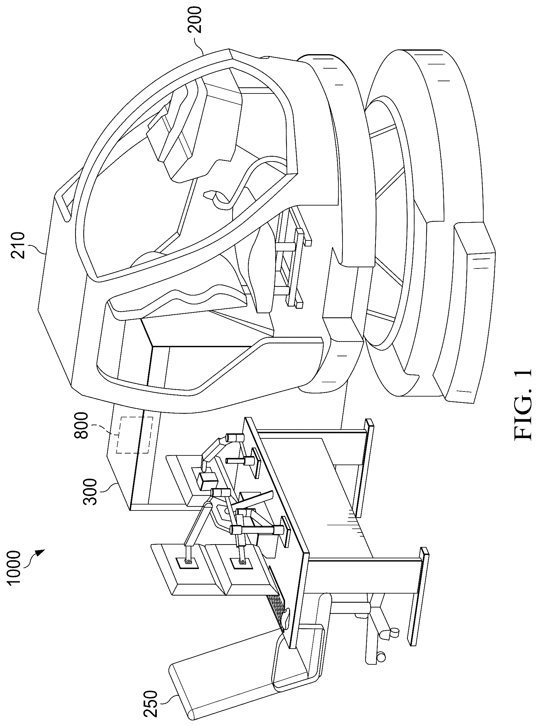 Patent US12602878 Figure 1 – System and method for measuring spatial positioning in virtual reality display