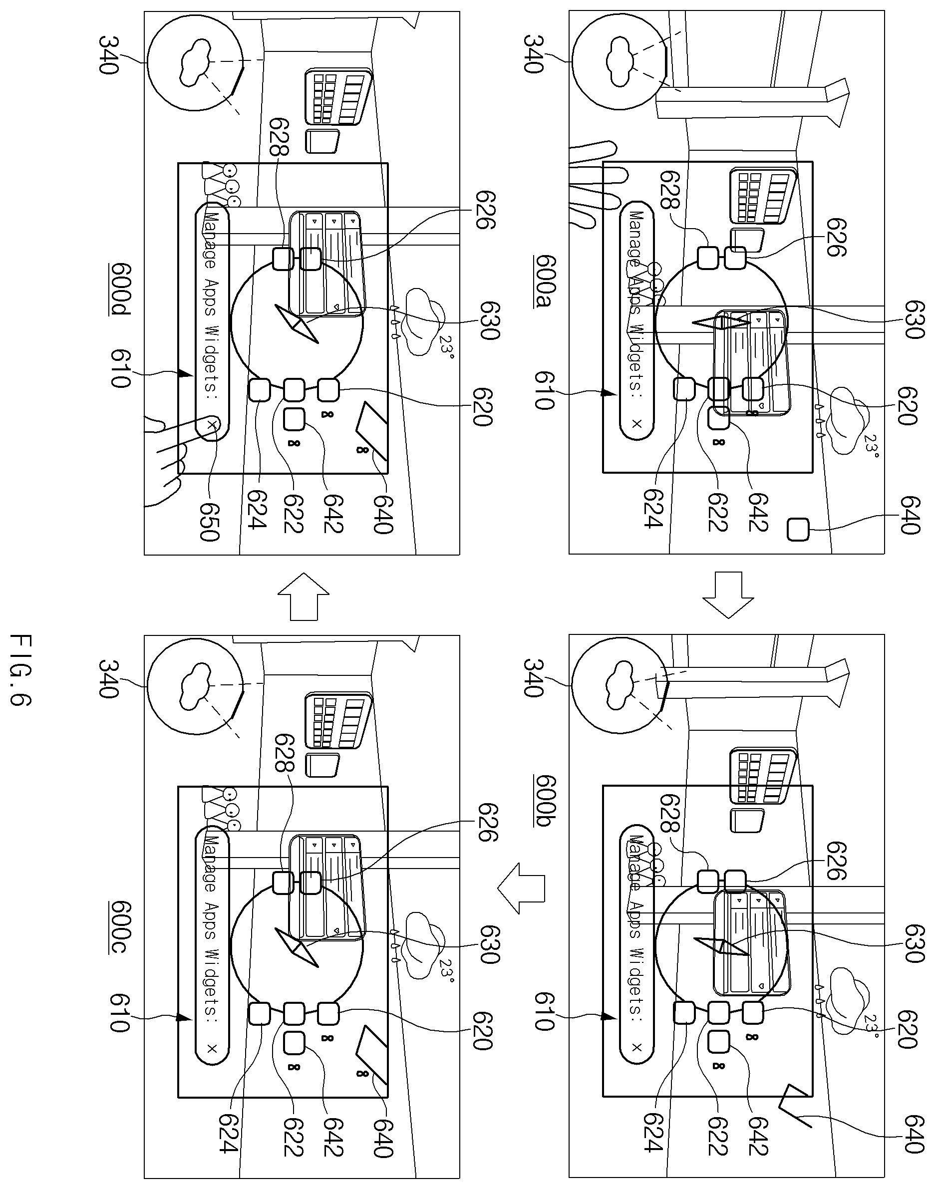 Patent US12602881 Figure 6 – Electronic device and method for providing augmented reality