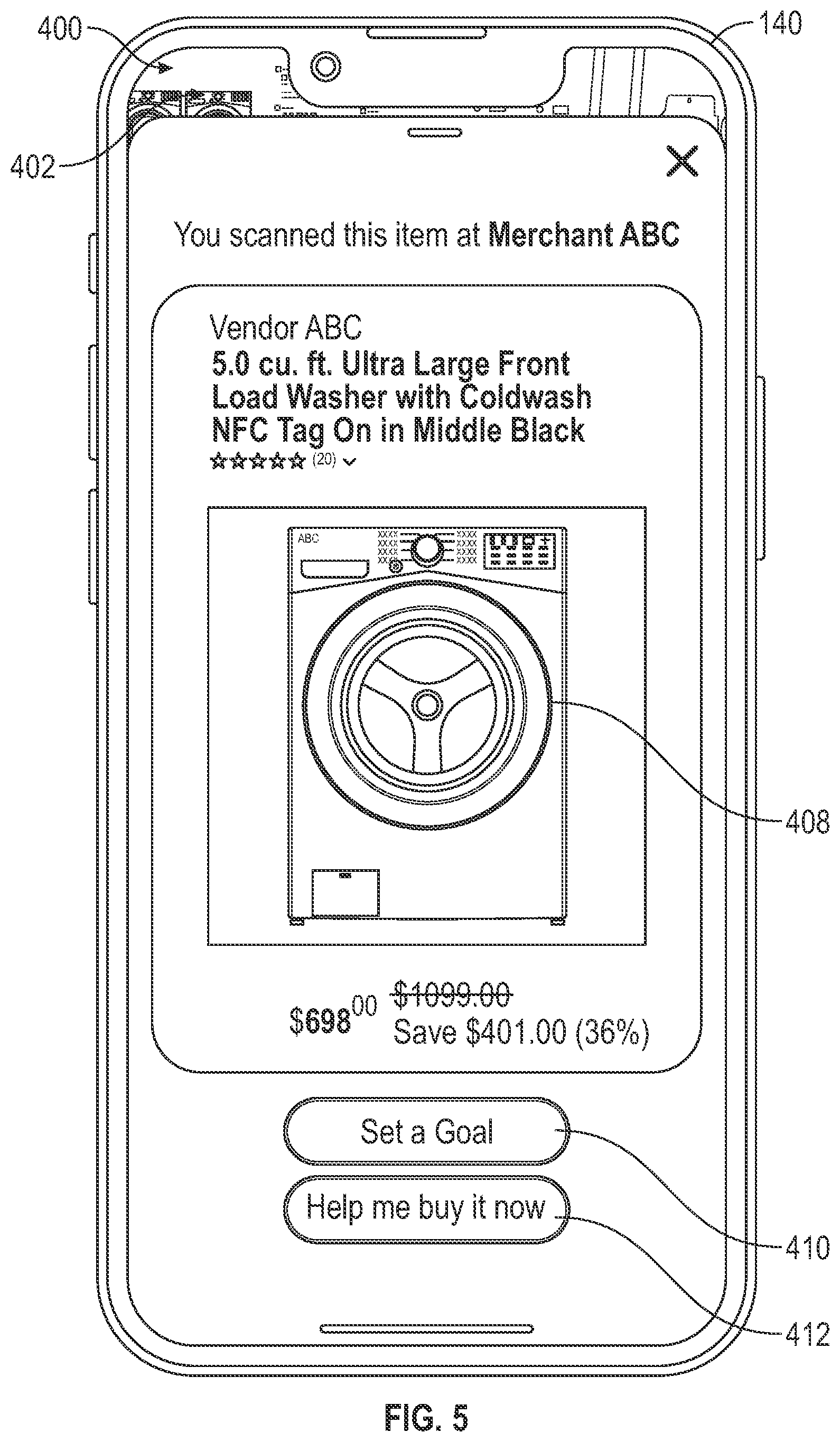 Patent US12602883 Figure 4 – Systems and methods for prospective action display and execution through augmented reality