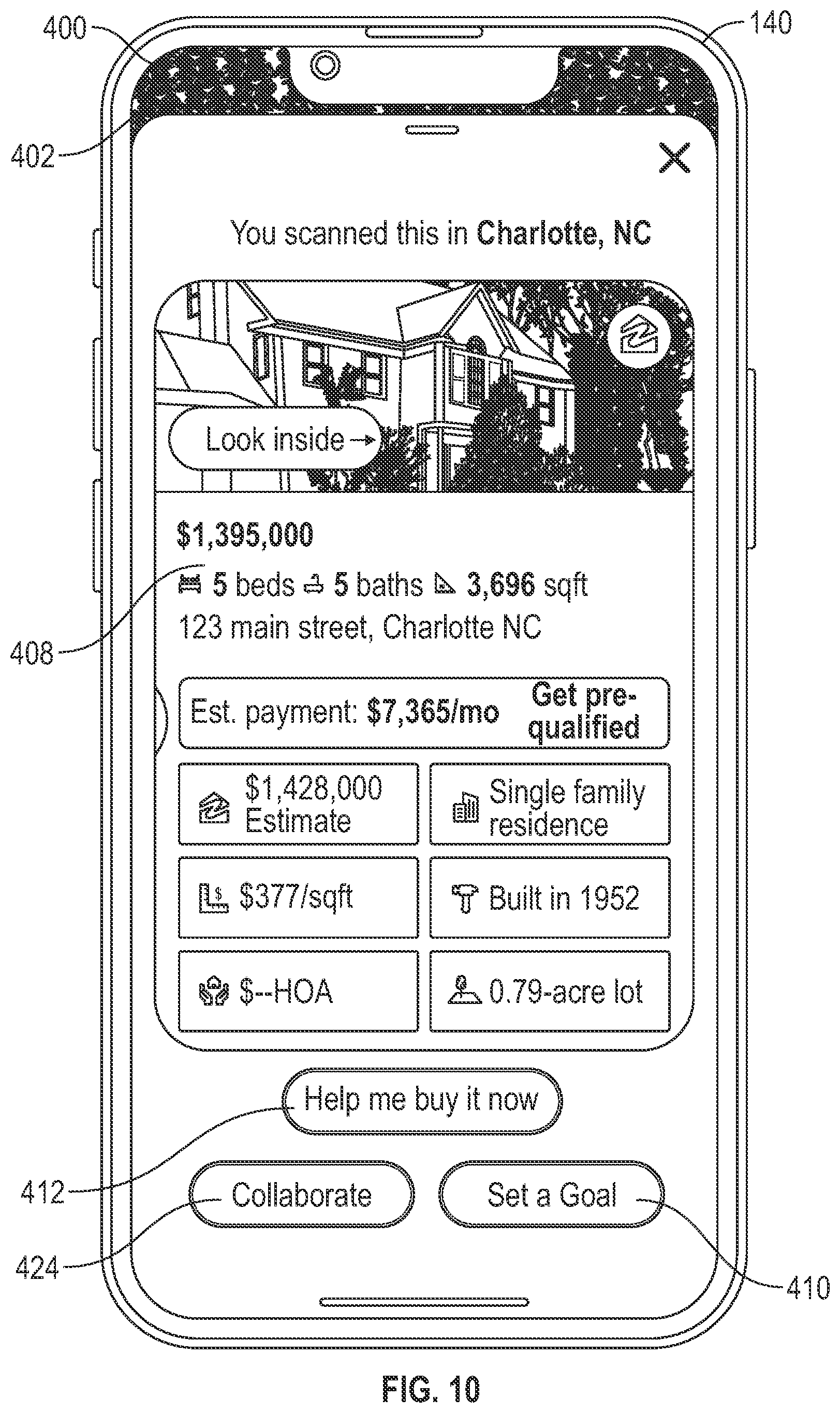 Patent US12602883 Figure 9 – Systems and methods for prospective action display and execution through augmented reality