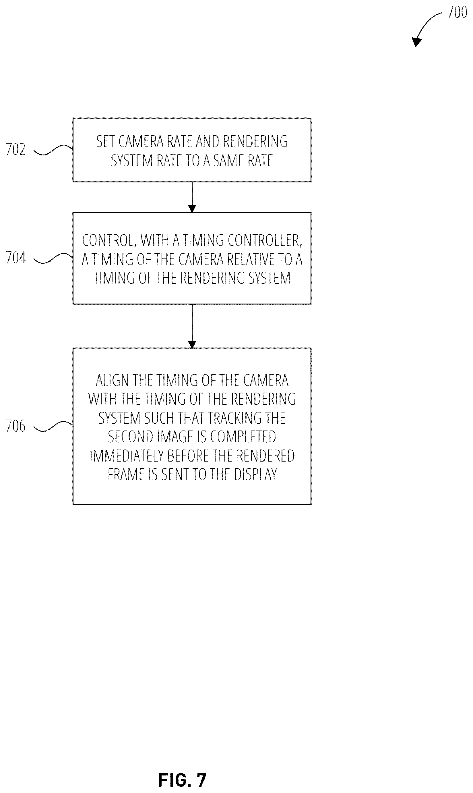 Patent US12602886 Figure 7 – Low latency hand-tracking in augmented reality systems