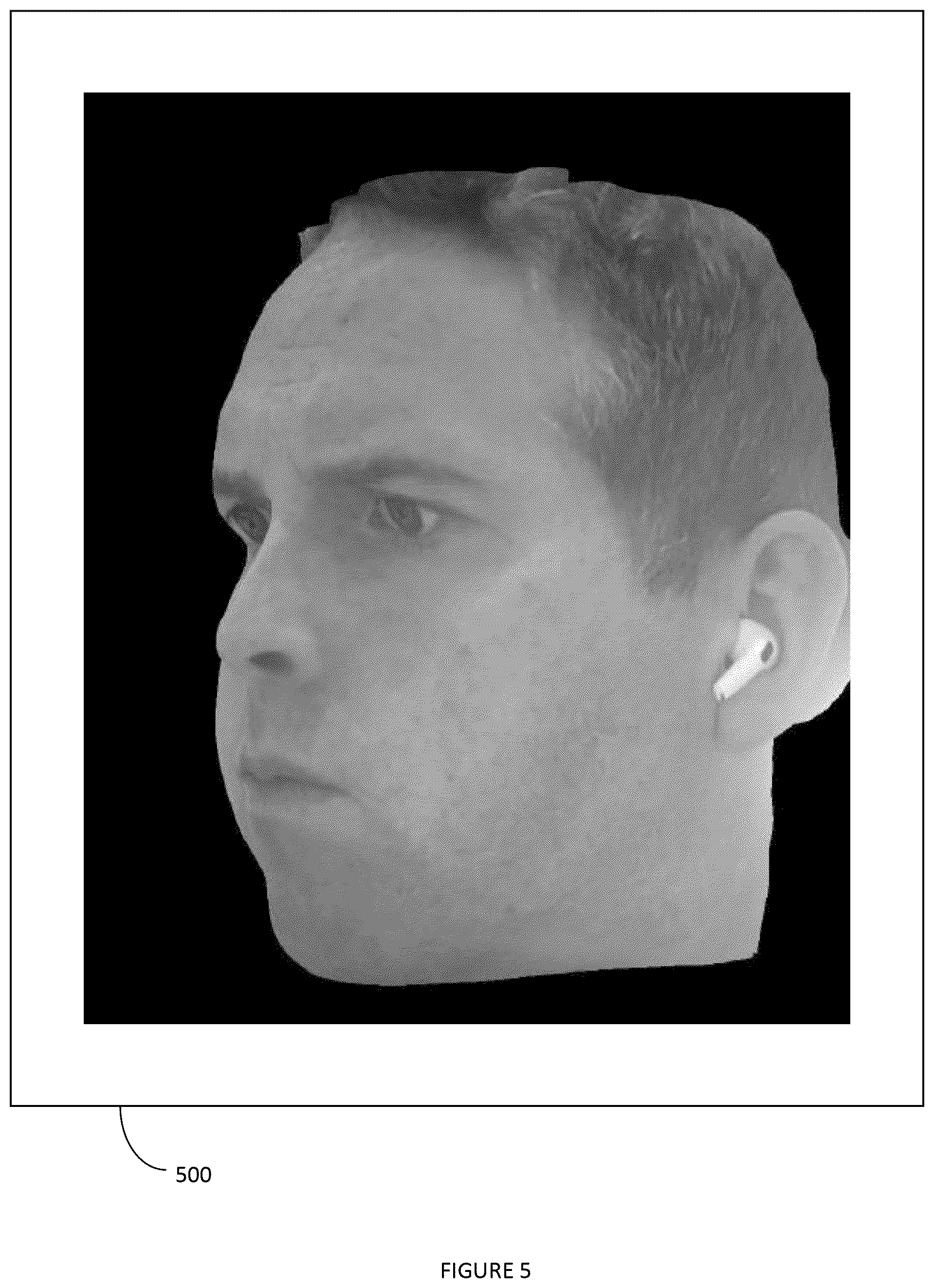 Patent US12602889 Figure 5 – Method and system of rendering a 3D image for automated facial morphing