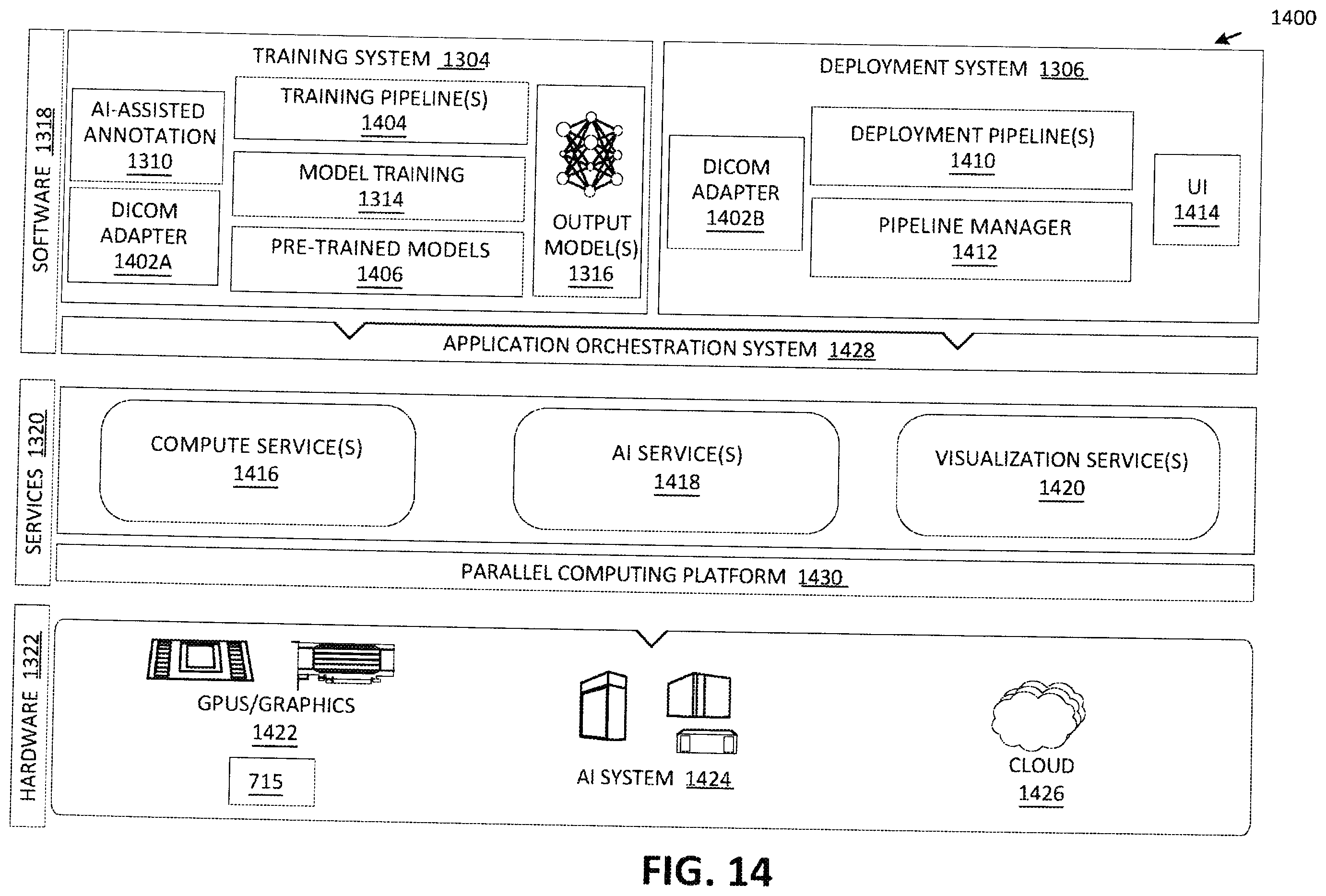 Patent US12602891 Figure 14 – Teleportation system combining virtual reality and augmented reality
