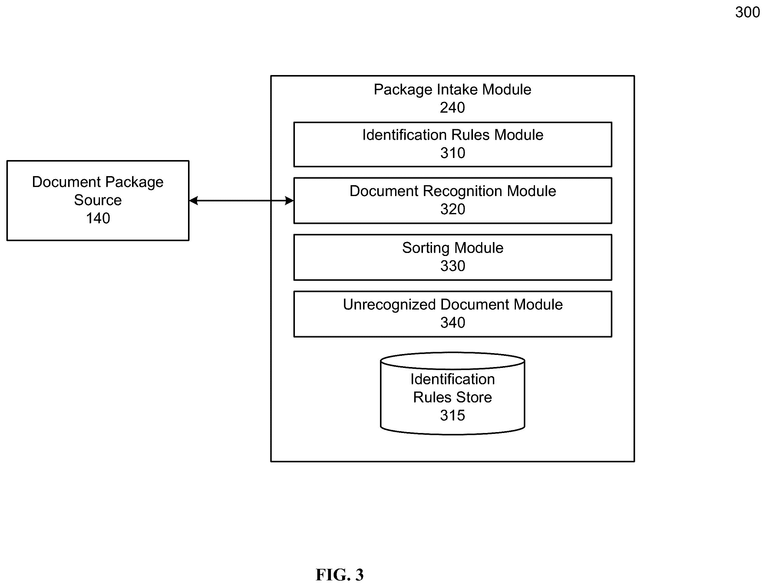 Patent US12602895 Figure 3 – Machine learning-based document splitting and labeling in an electronic document system