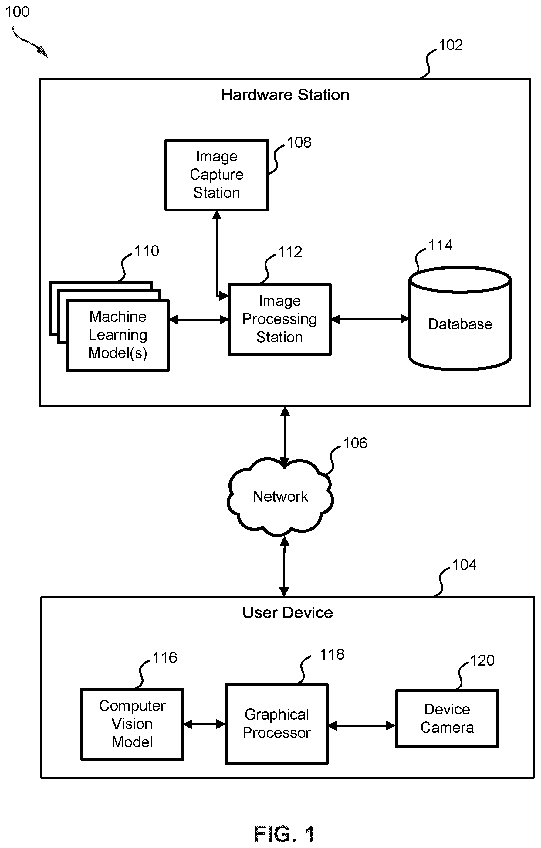 Patent US12602899 Figure 1 – Authentication and identification of physical objects using immutable physical code