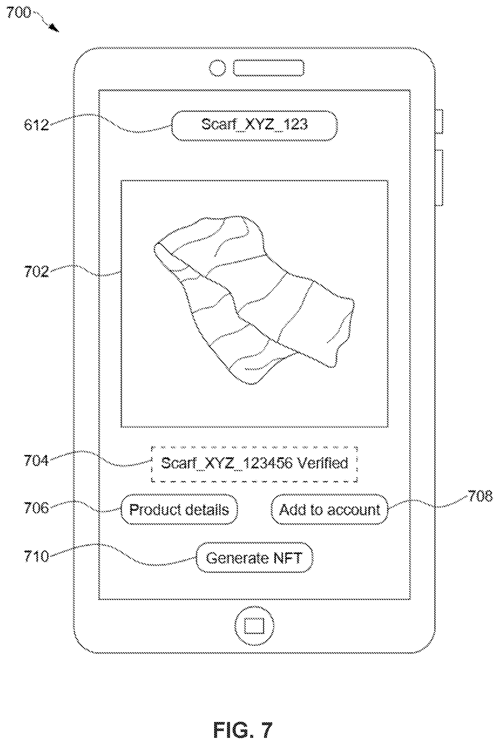 Patent US12602899 Figure 8 – Authentication and identification of physical objects using immutable physical code