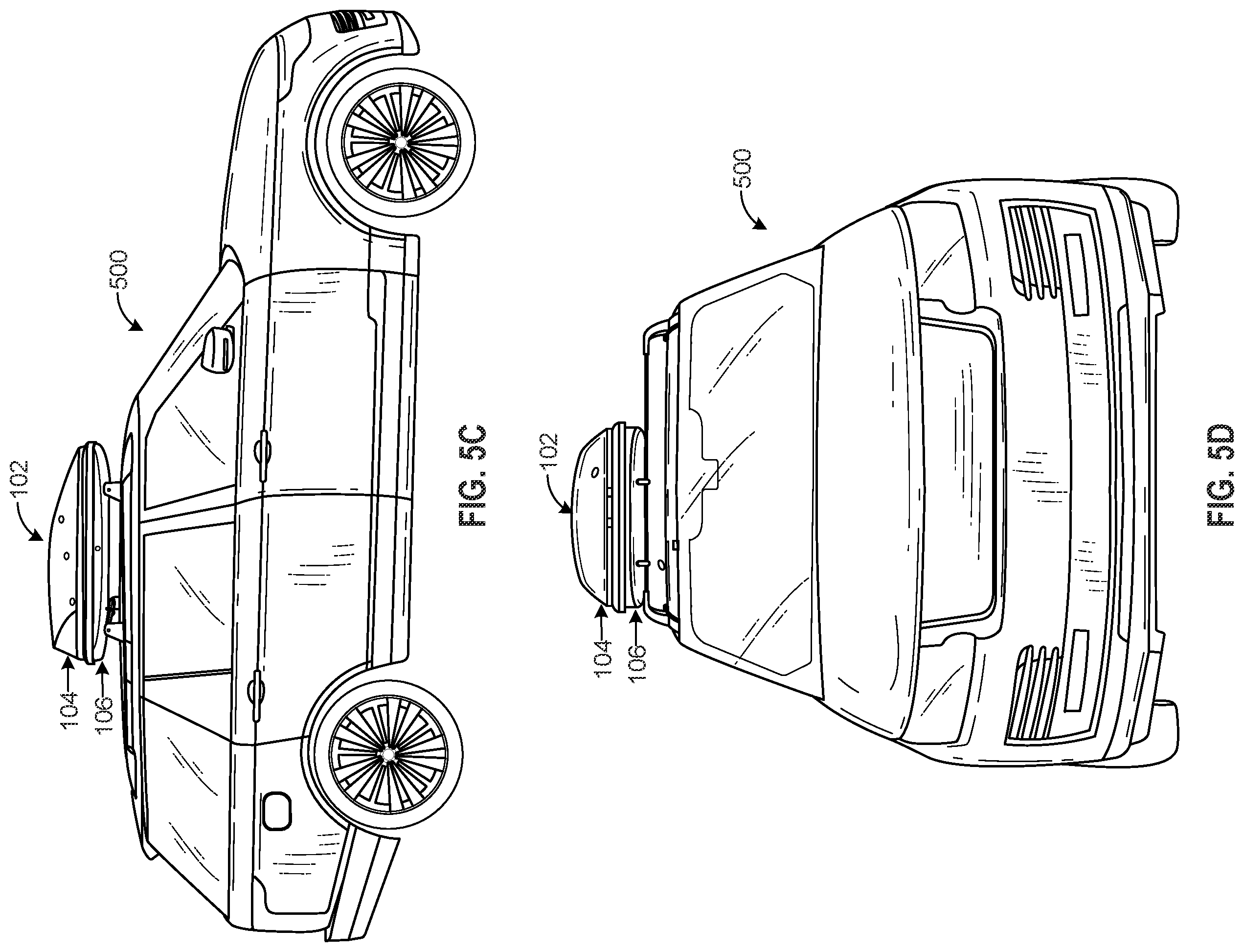 Patent US12602902 Figure 7 – Surveillance container for vehicle roof