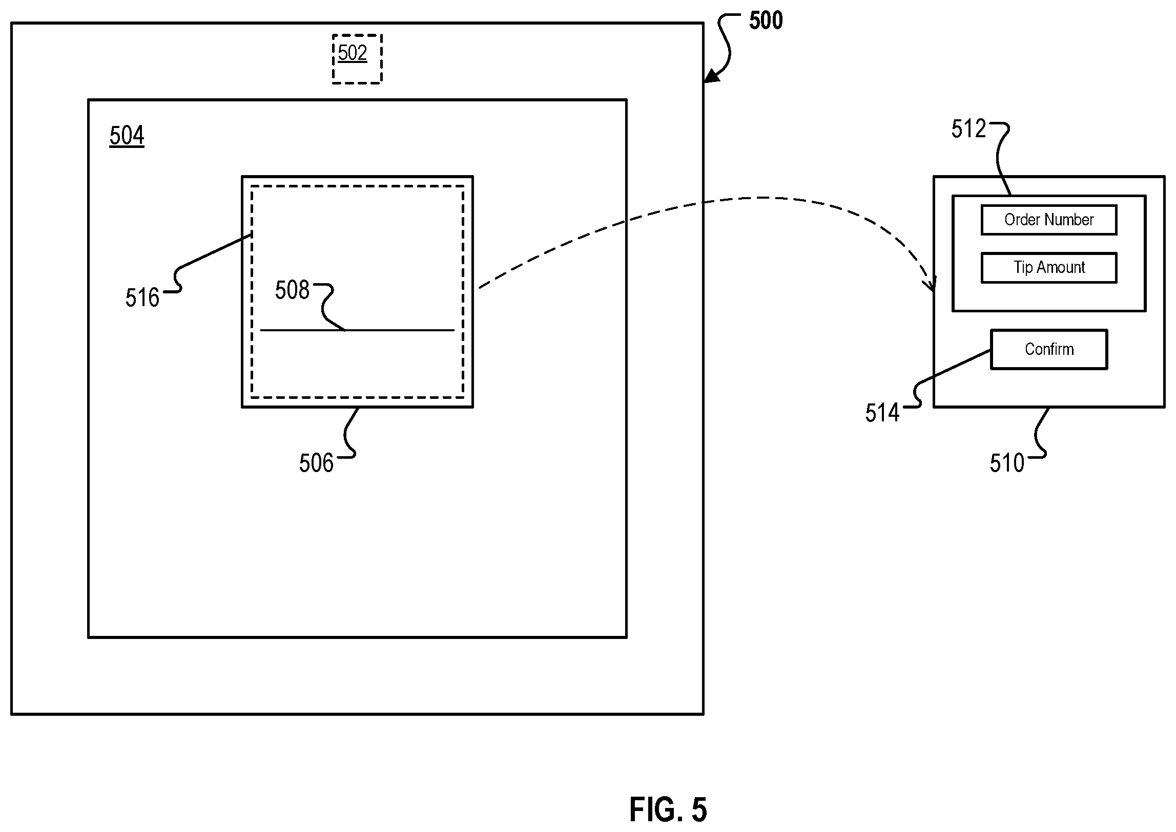 Patent US12602911 Figure 5 – Systems and methods for handwriting recognition using optical character recognition