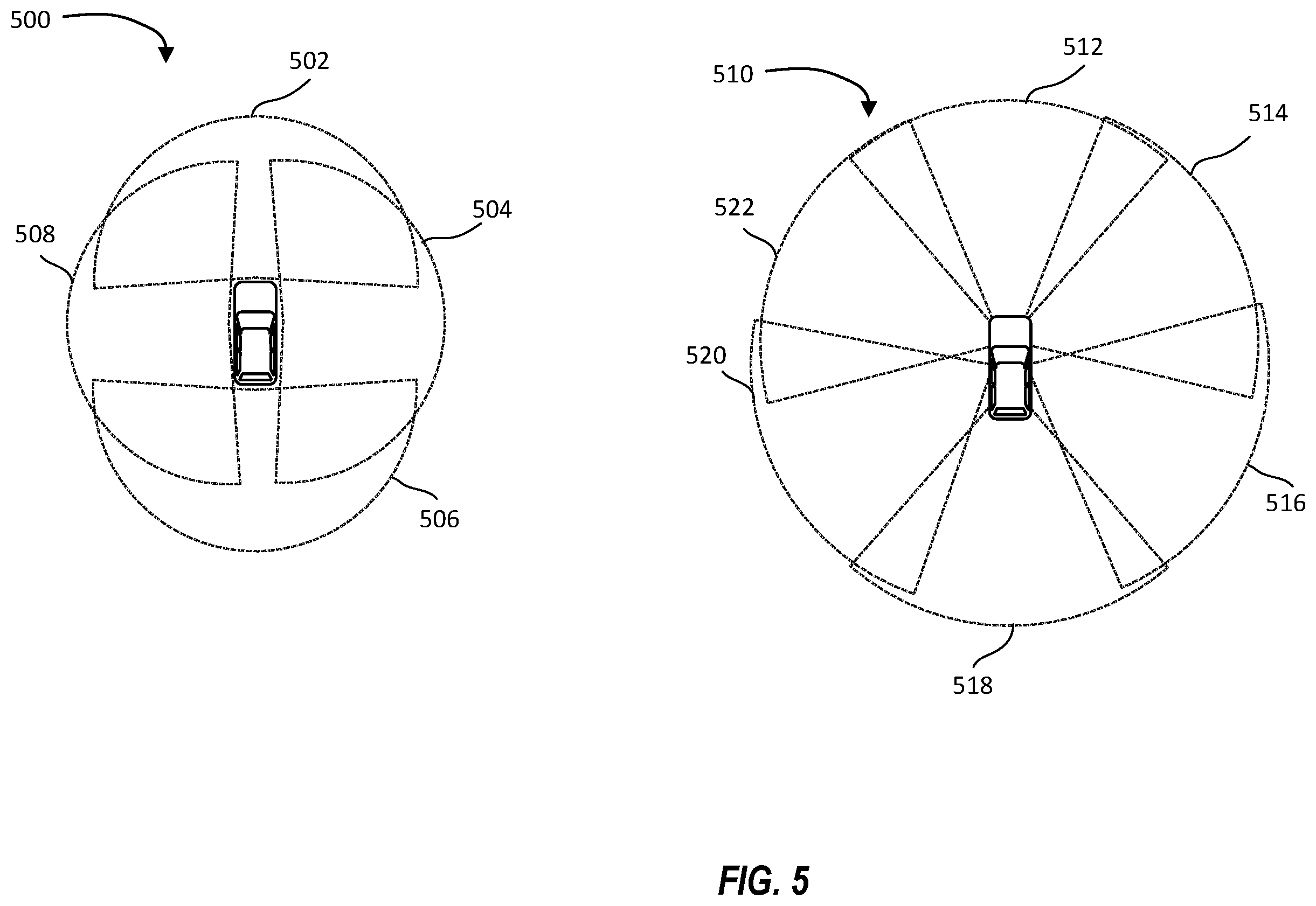 Patent US12602915 Figure 5 – Feature fusion for near field and far field images for vehicle applications