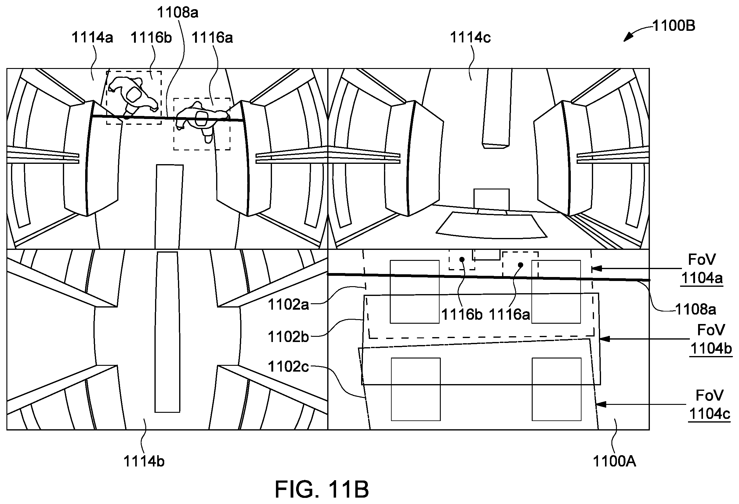 Patent US12602930 Figure 12 – Method and system for continuously tracking humans in an area