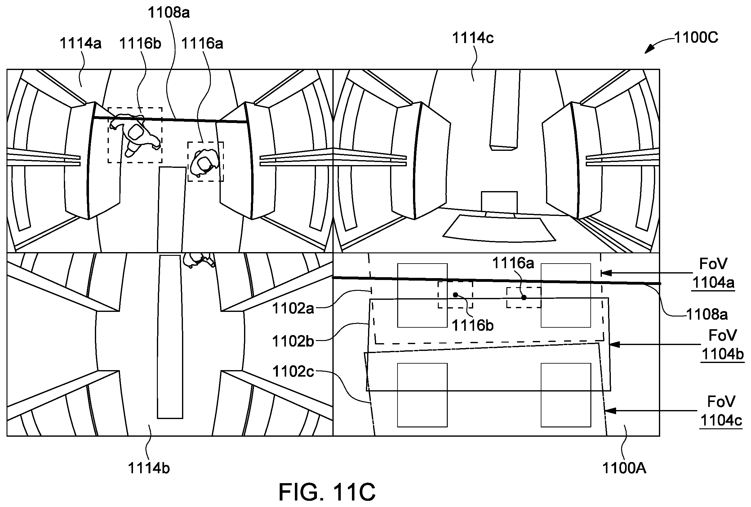 Patent US12602930 Figure 13 – Method and system for continuously tracking humans in an area