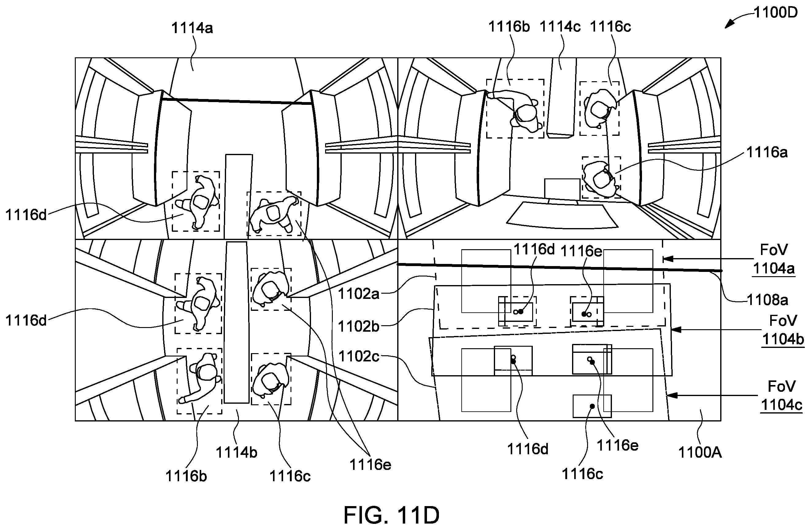 Patent US12602930 Figure 14 – Method and system for continuously tracking humans in an area