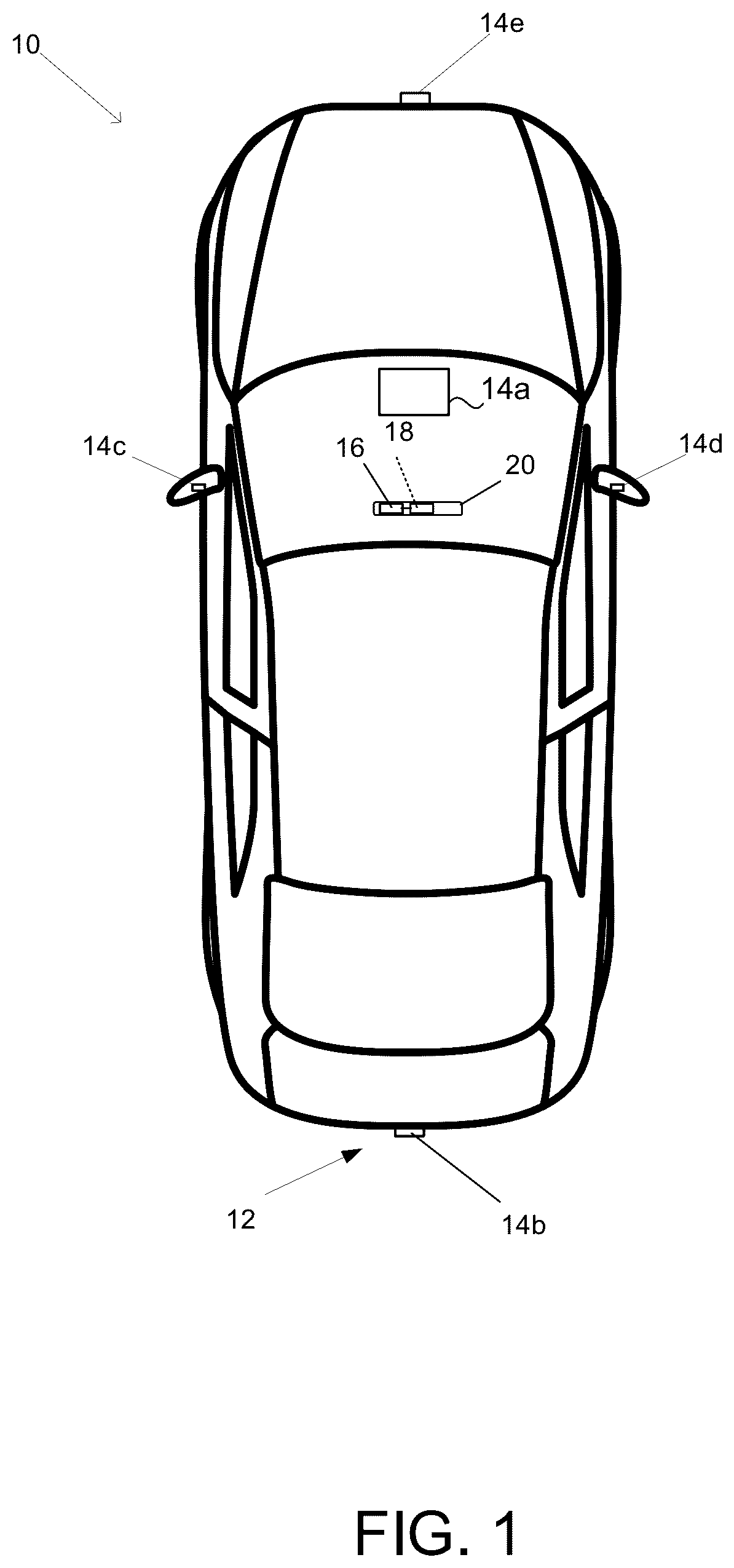 Patent US12602934 Figure 1 – Vehicular driving assist system with traffic light recognition