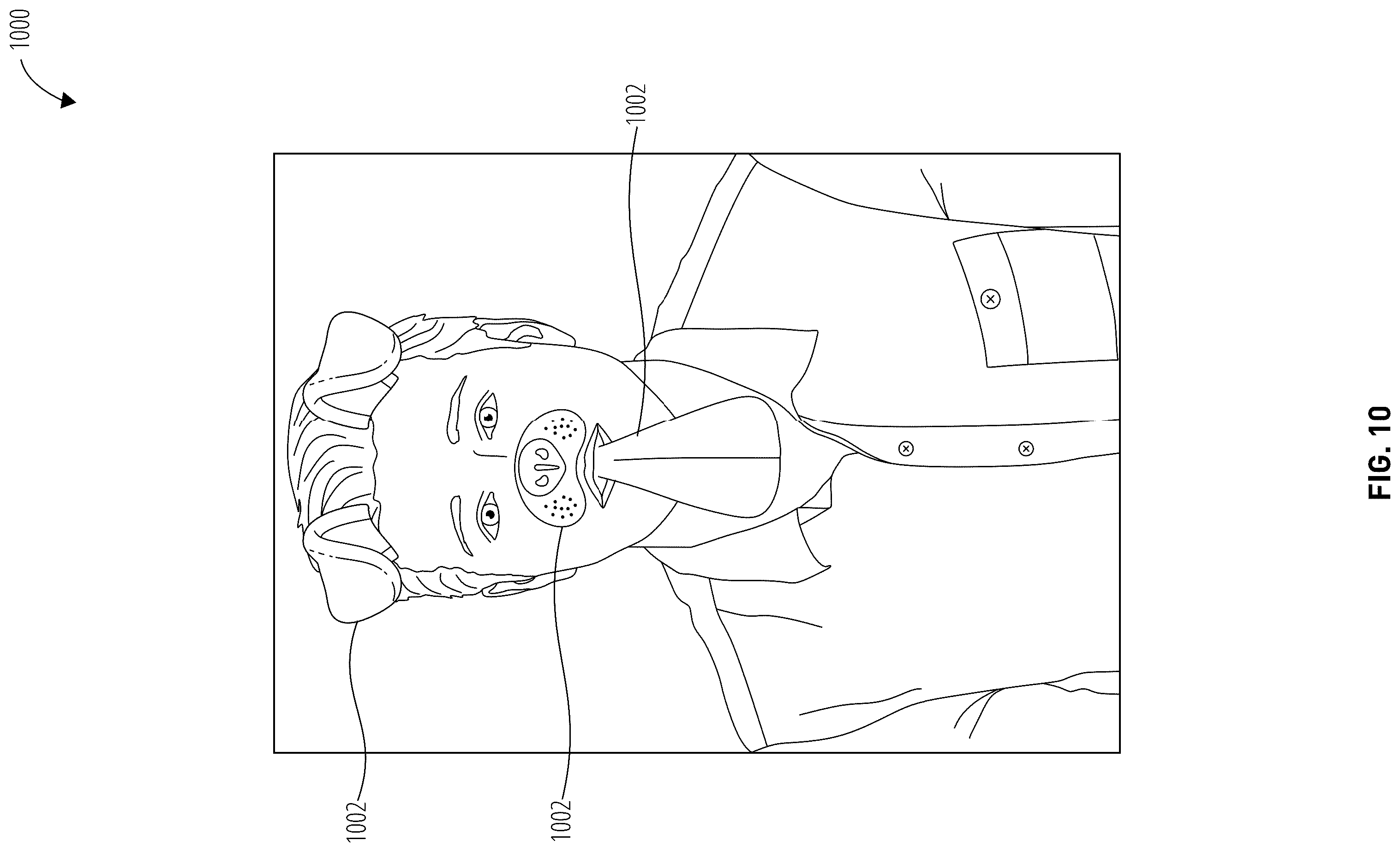 Patent US12602942 Figure 9 – Model fine-tuning for automated augmented reality descriptions