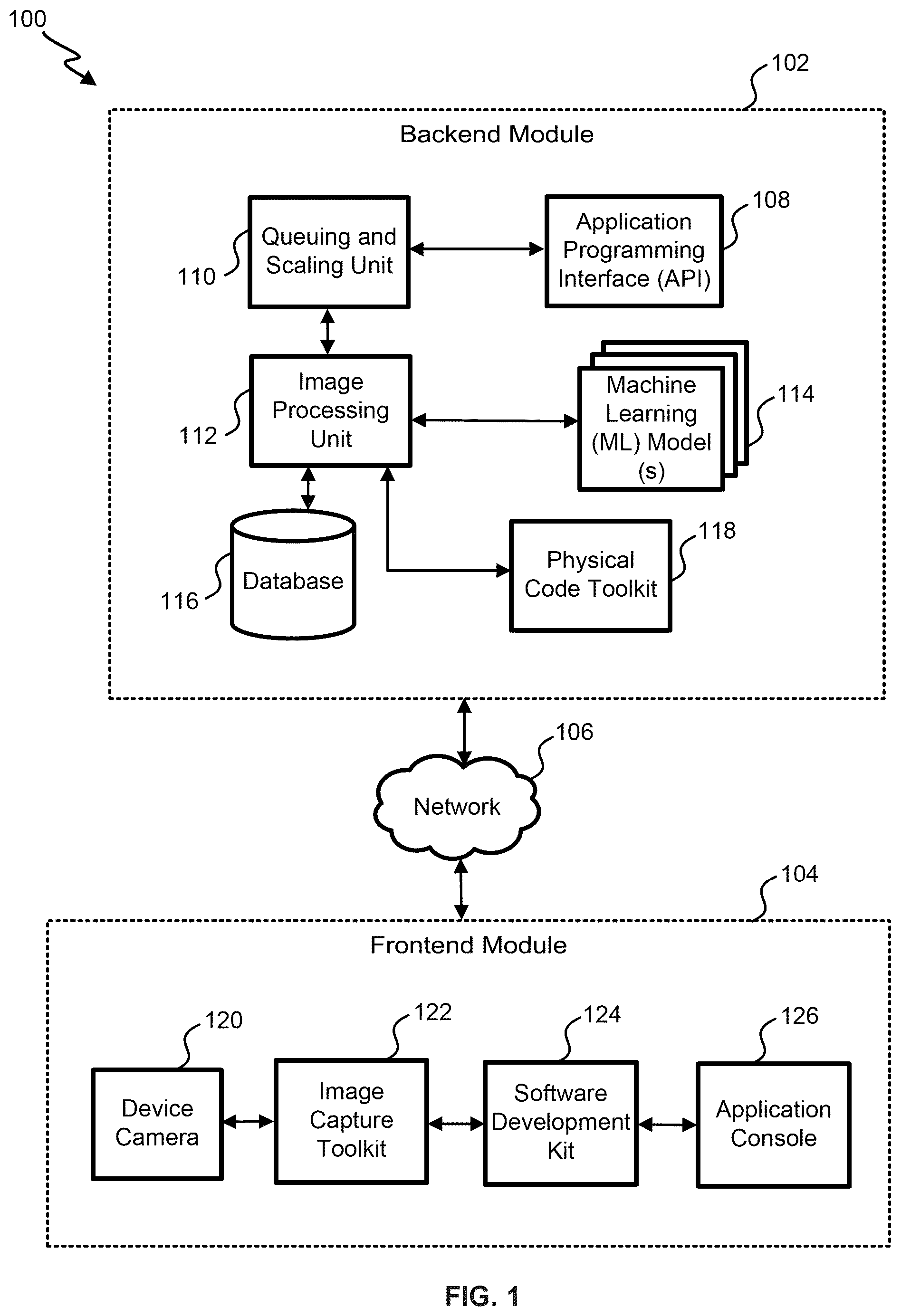 Patent US12602943 Figure 1 – Authentication and identification of physical objects using voting of local microstructural features