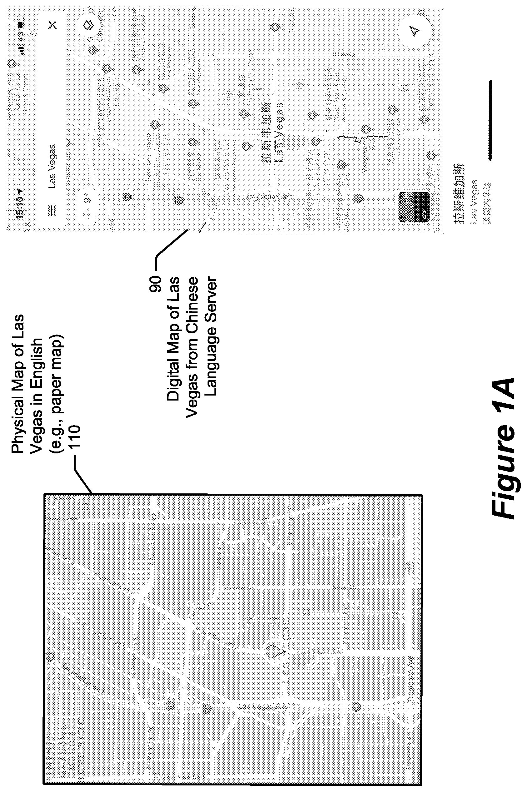 Patent US12602948 — Generating computer augmented maps from physical maps — Figure 1