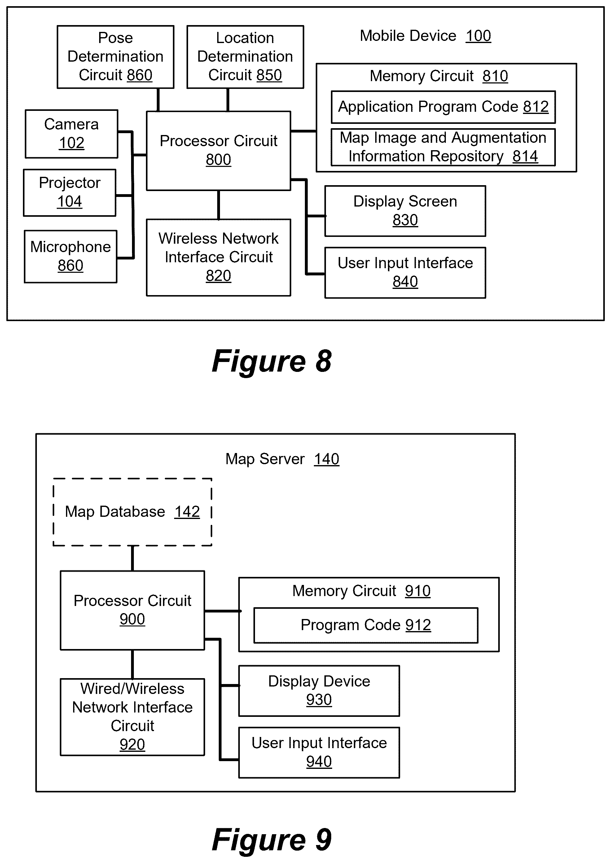 Patent US12602948 Figure 9 – Generating computer augmented maps from physical maps